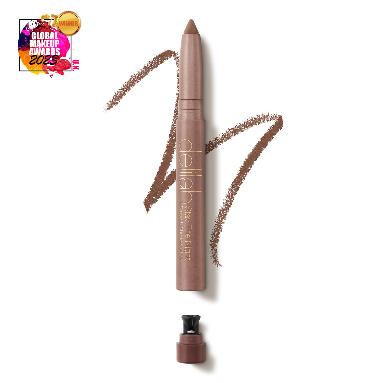 Delilah Neutrals / Brown Stay The Night Smooth Shadow Stick - Hot Chocolate In Brown