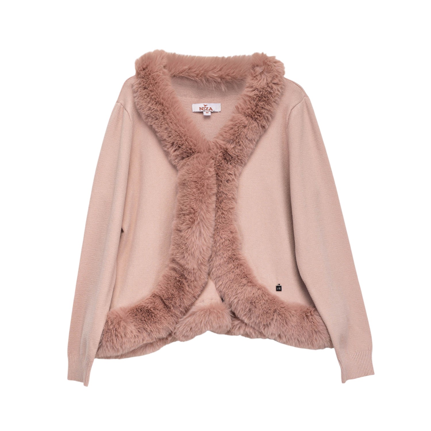 Niza Pink Women's V-neck Jacket In Pink