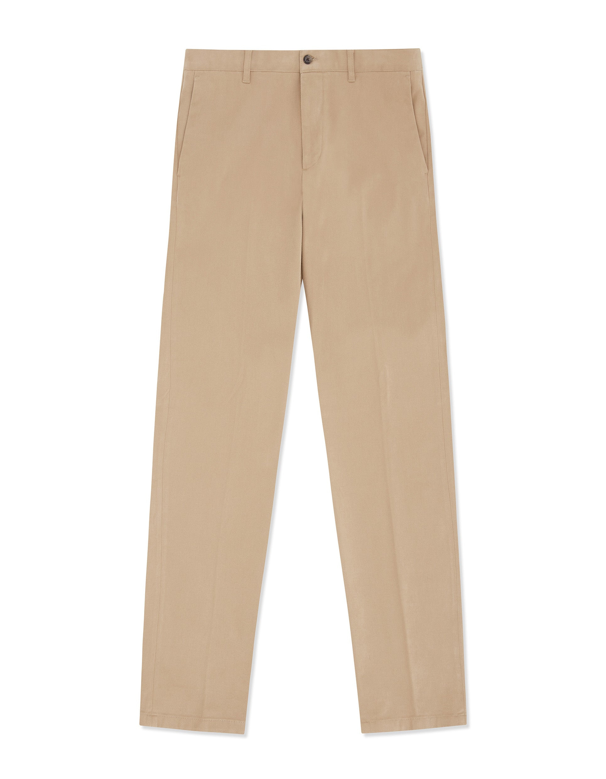 Gresham Blake Men's Neutrals Beige Cotton Stretch Chino In Beige