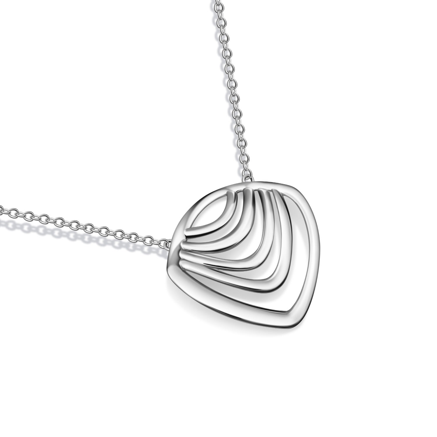 Untamd Women's Everyday Necklace - Silver Polished In Gray