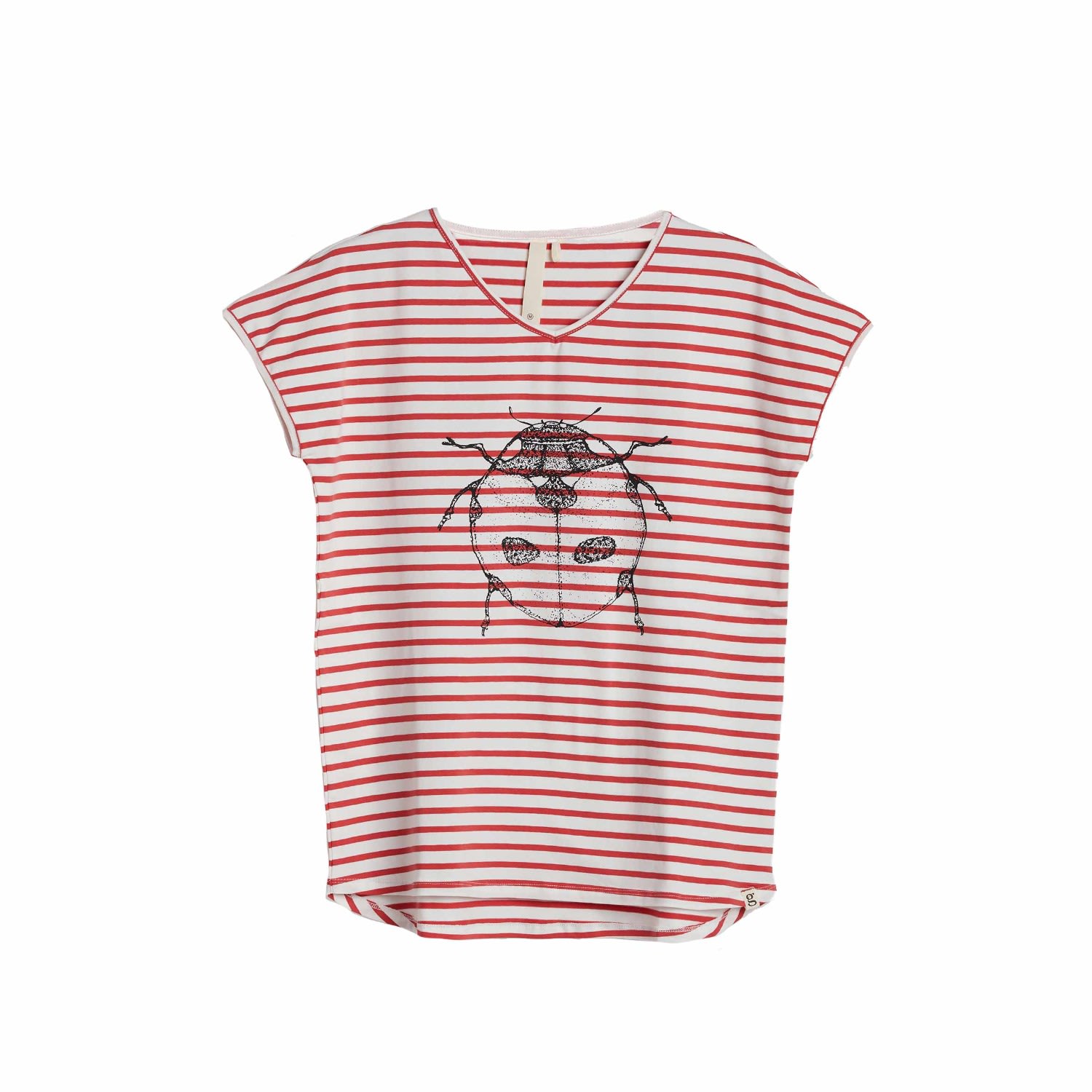 Grobund Women's The Organic T-shirt Mille - Red In Red