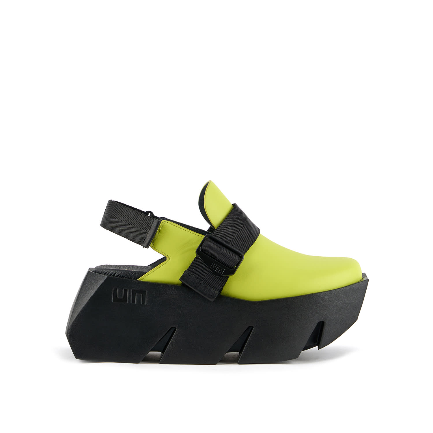 United Nude Bull Mule In Black/yellow/orange