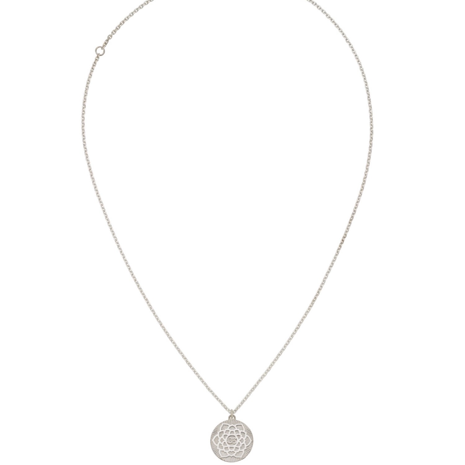 Zoe And Morgan Women's Spirit Sahasrara Chakra Necklace Silver In Metallic