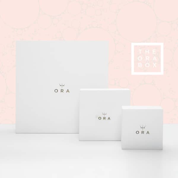 Ora Pearls Silver Orb Ring Grey Pearl