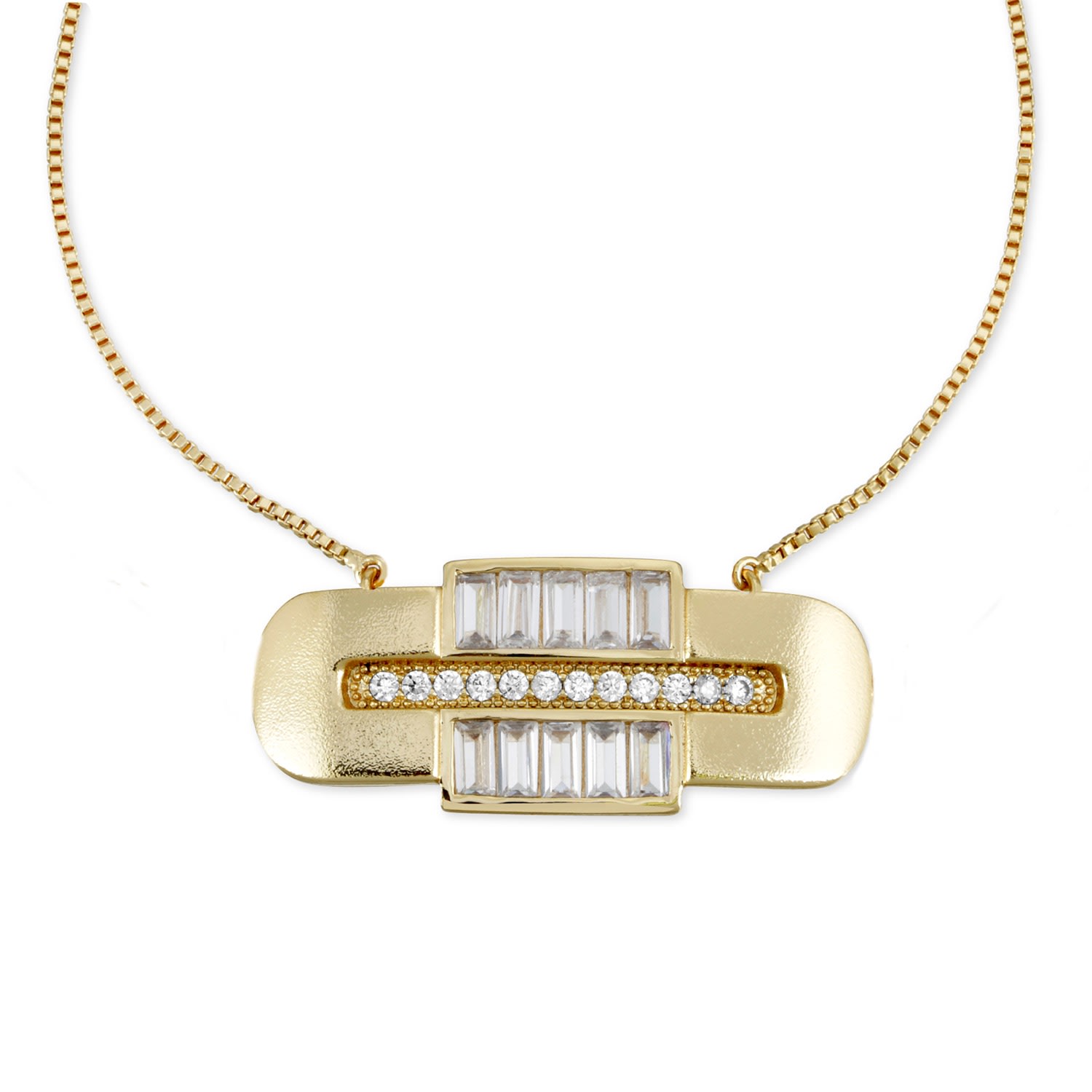 Women’s Century Necklace - Gold Glamrocks Jewelry