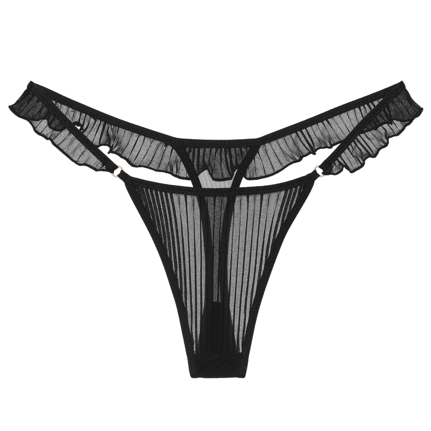 Perilla Women's Flavia Thong Black In Black