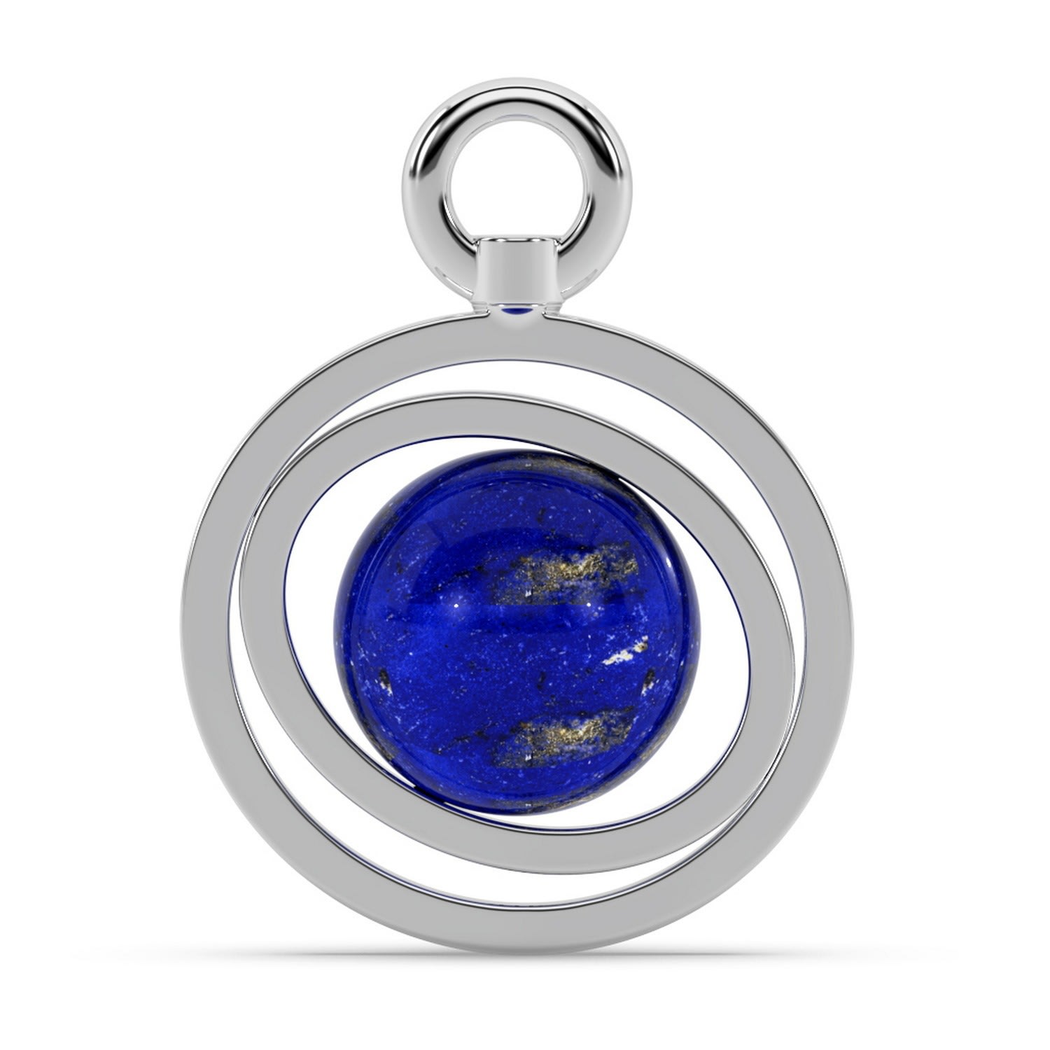 Women’s Silver The Neptune’s Orb Charm - Planet Charm Oni Fine Jewelry