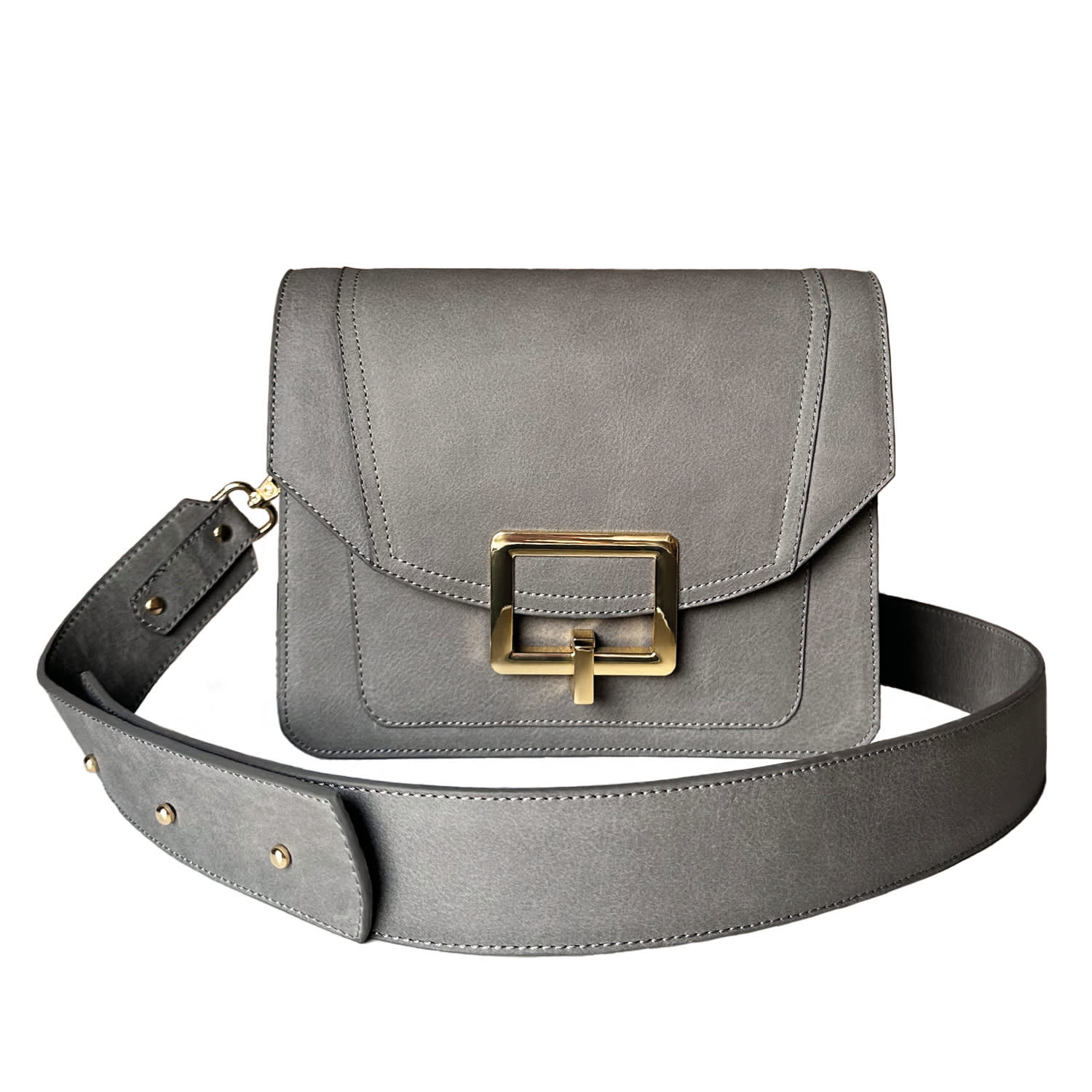 Deanog Women's Grey Crossbody Bag Mila Graphite In Gray
