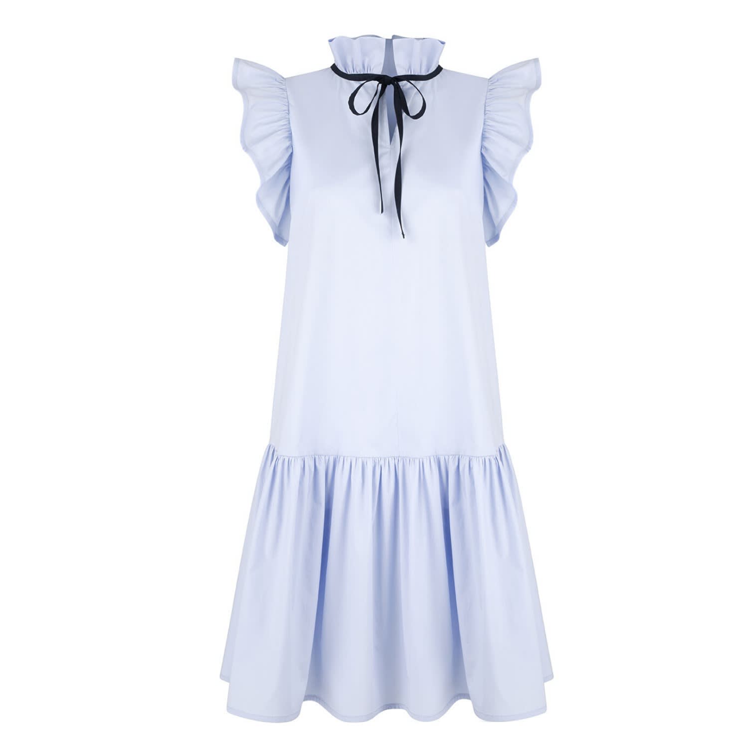 baby blue cotton dress