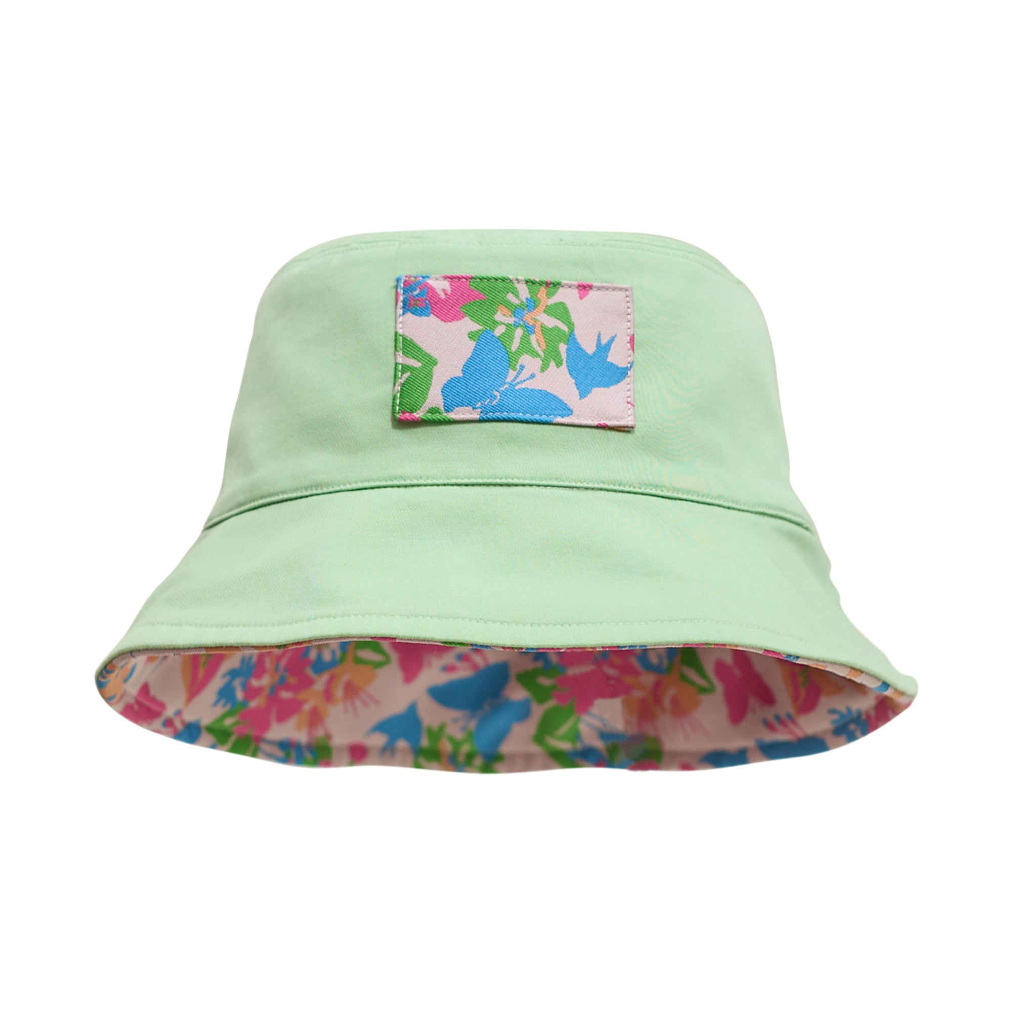 Noir Floral Reversible Bucket Hat – LOST PATTERN