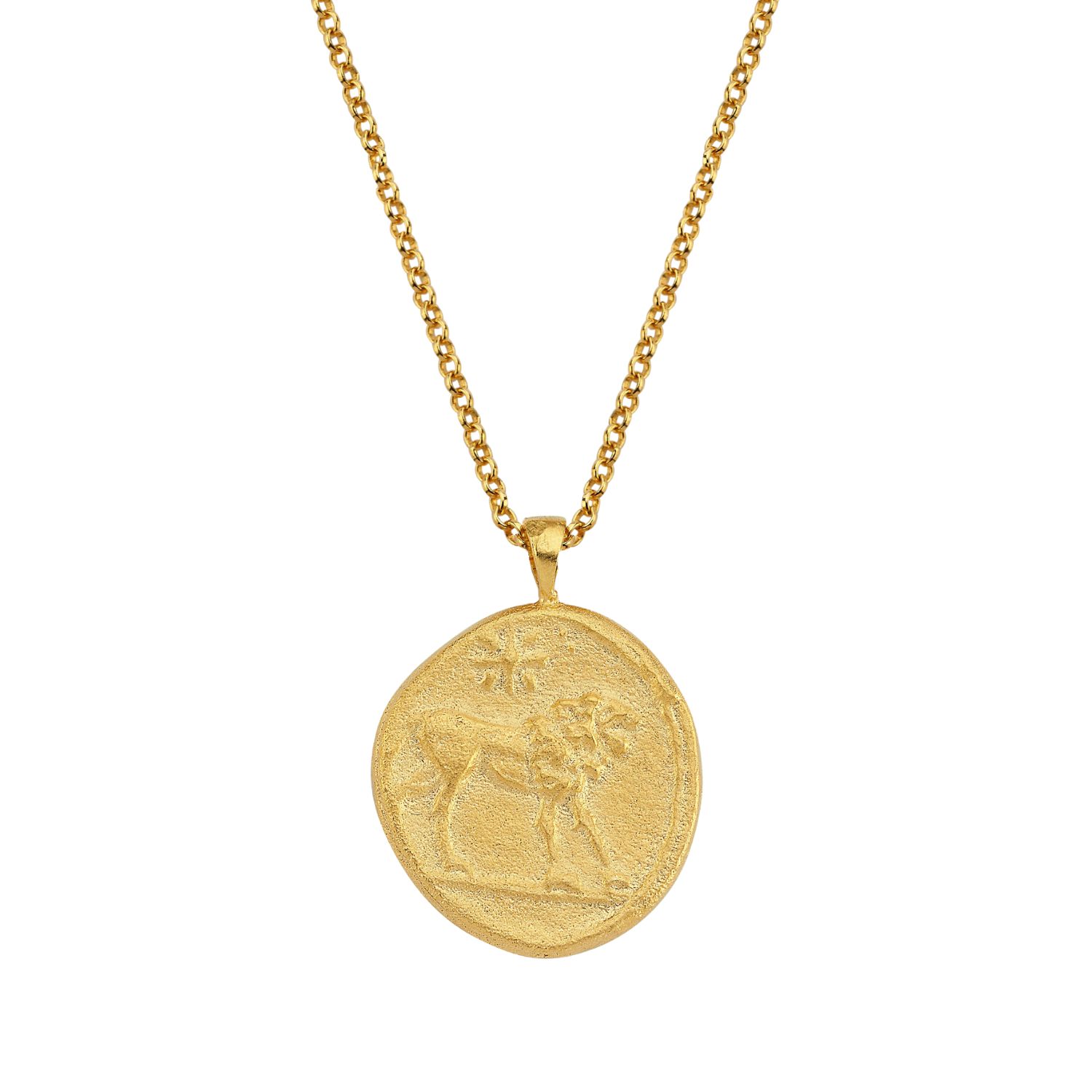 Women’s Gold Miletus Lion Fine Necklace Assuwa