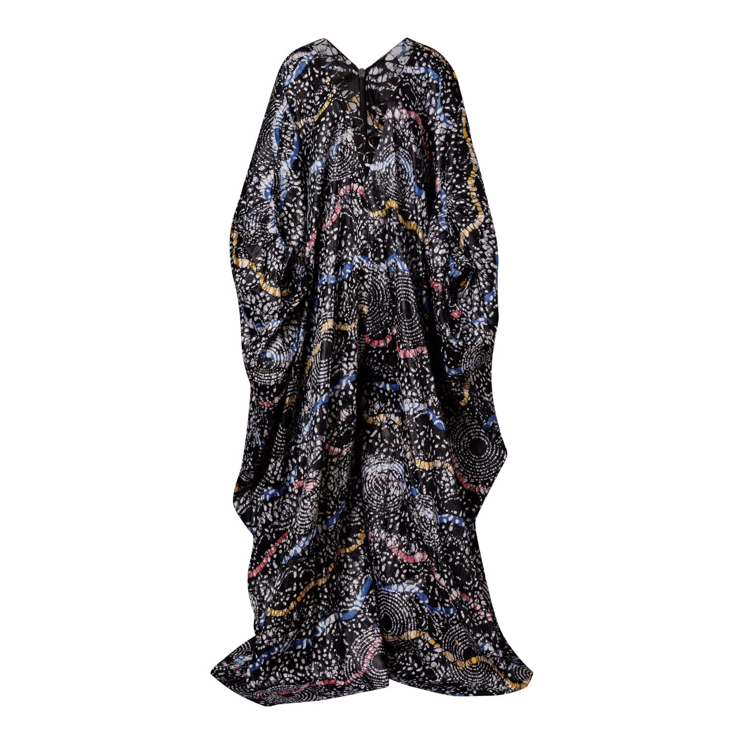 Chuks Collins Women's Black / Grey Ngozie Illusion Drape Jumpsuit - Blue & Grey In Black/grey
