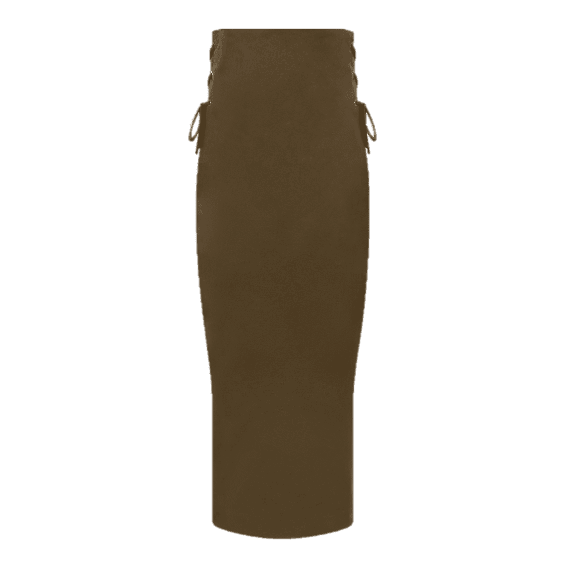 High Waisted Pencil Skirt Olive | ANULA | Wolf & Badger