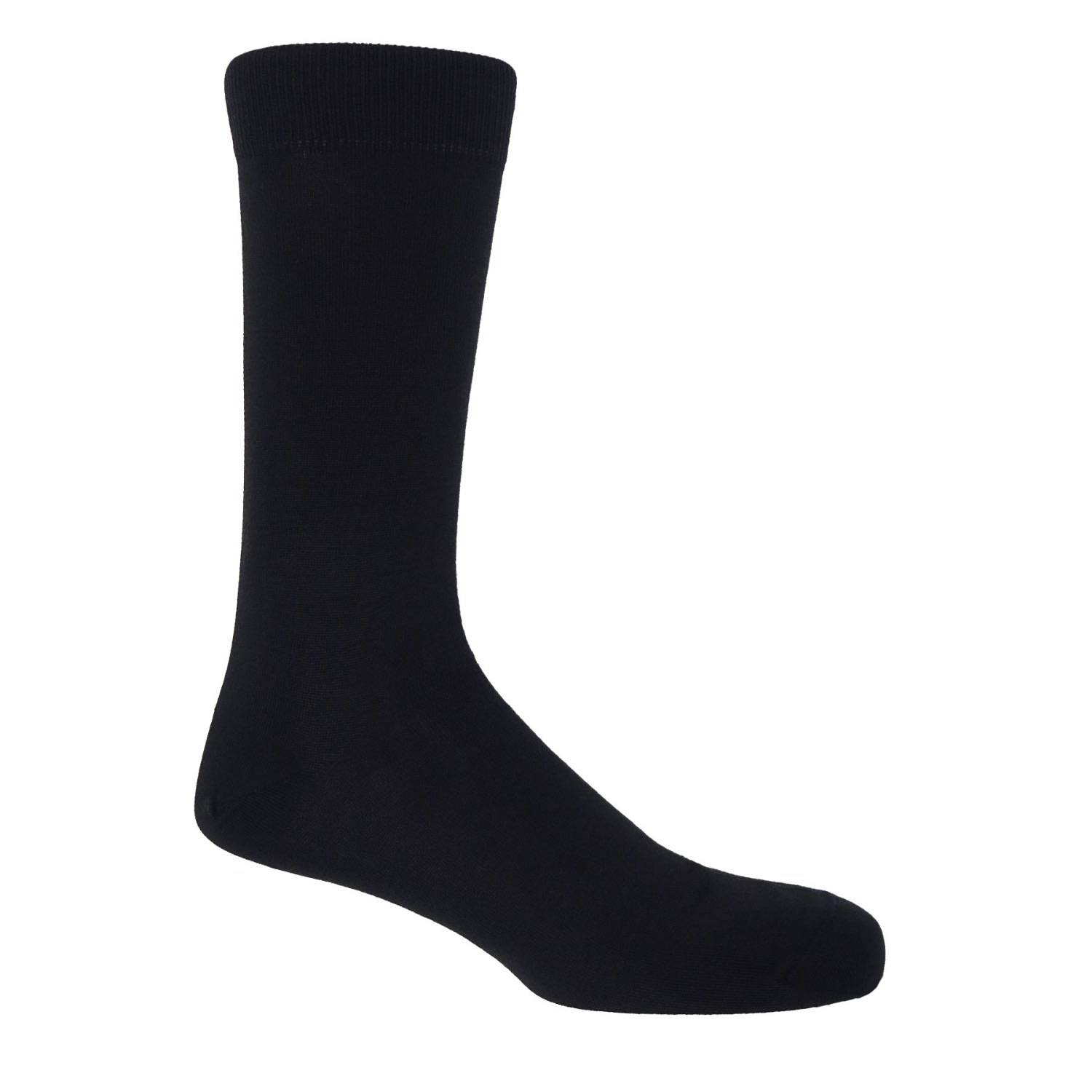 Peper Harow - Made In England Black Classic Men's Socks In Black