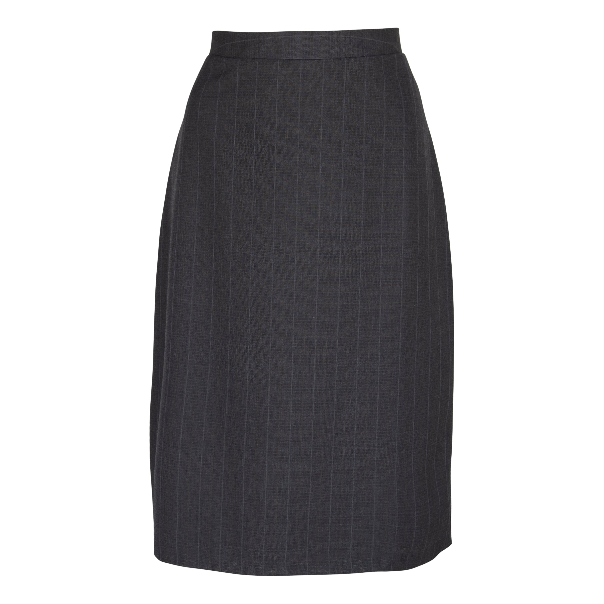 Women’s Grey Wool Pencil Skirt Medium Le Russi