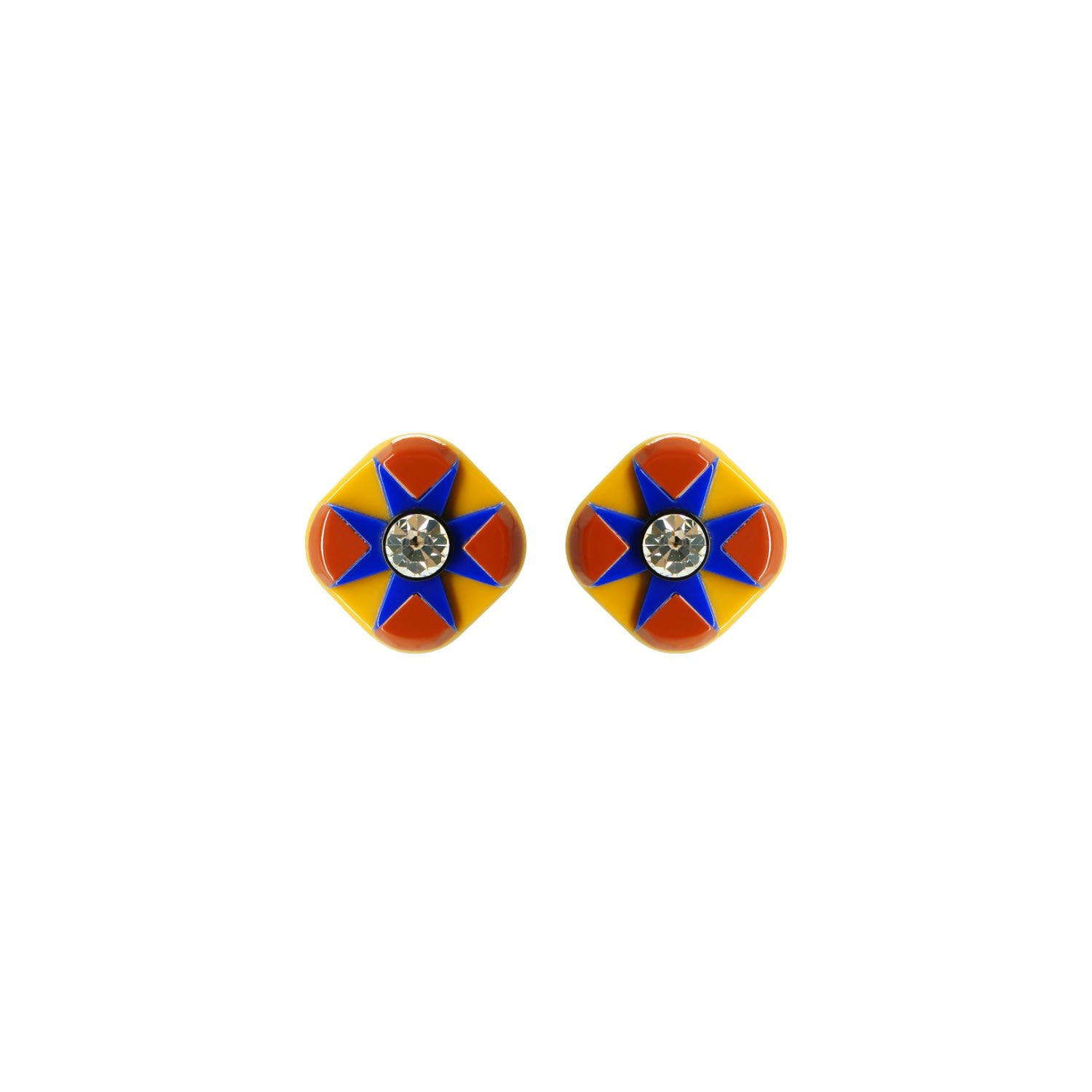 Gissa Bicalho Women's Earring Star Flower Xs Cinnamon