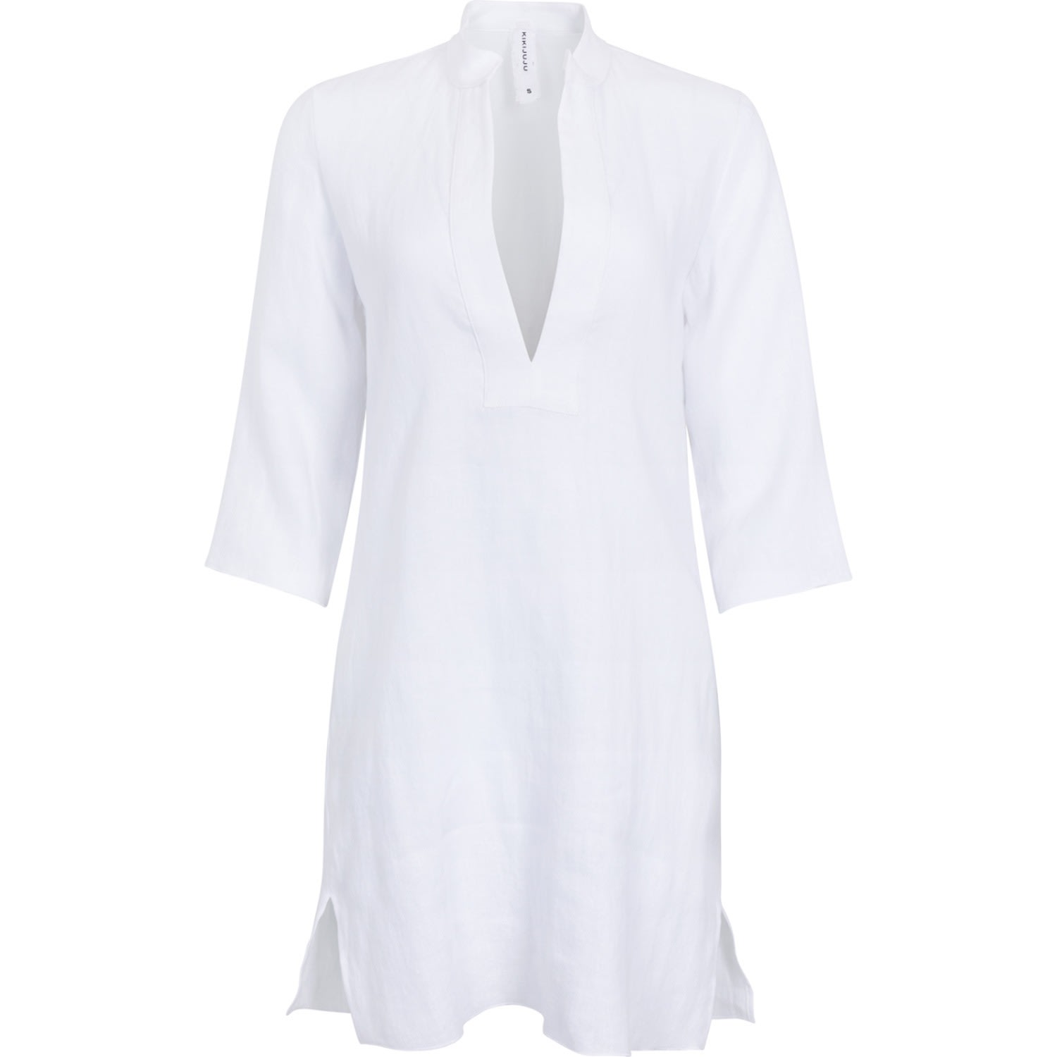 Kikijuju Women's Juju-the Modern Kaftan- White In White