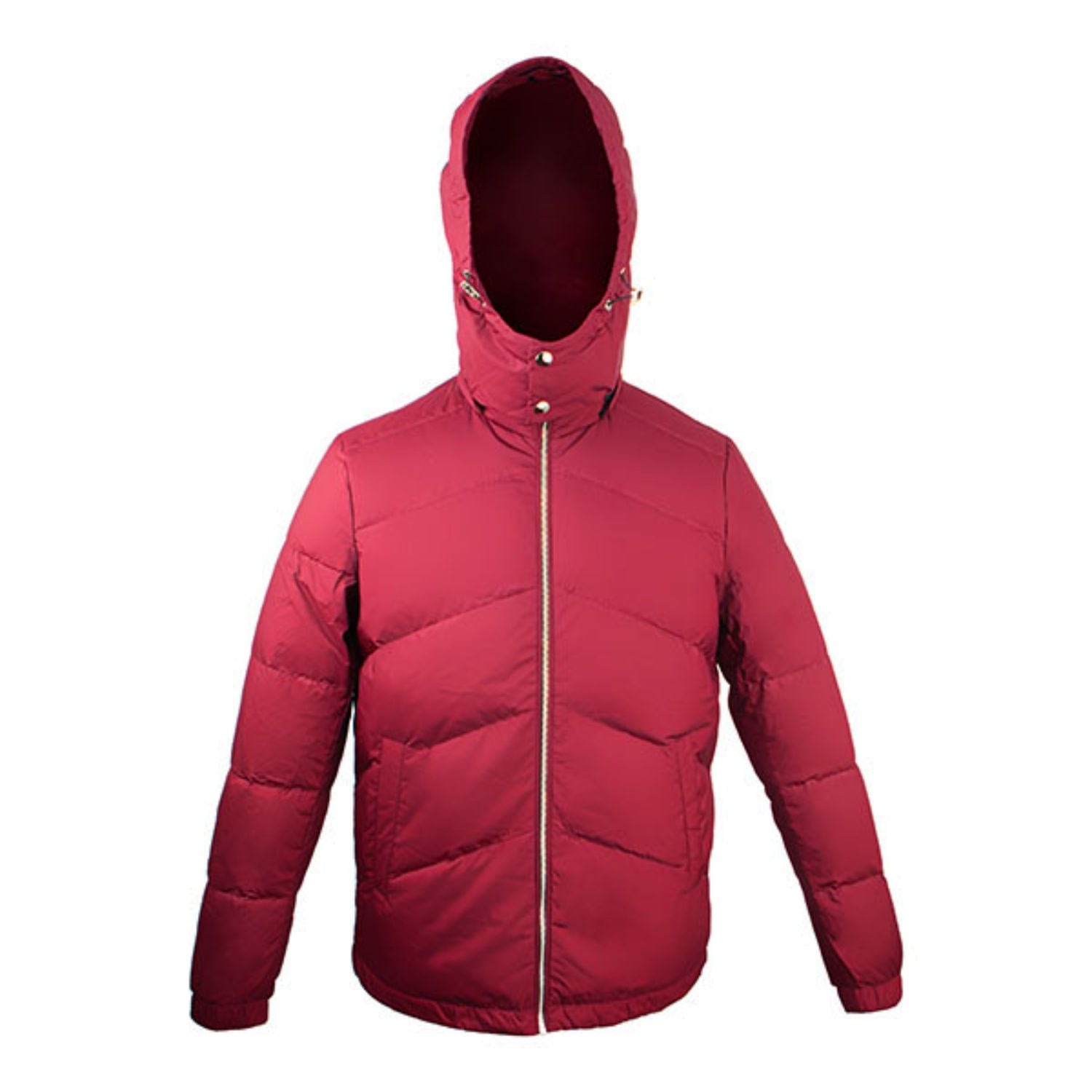 Men’s Warrington Padded Jacket With Detachable Hood - Red XXL David Wej