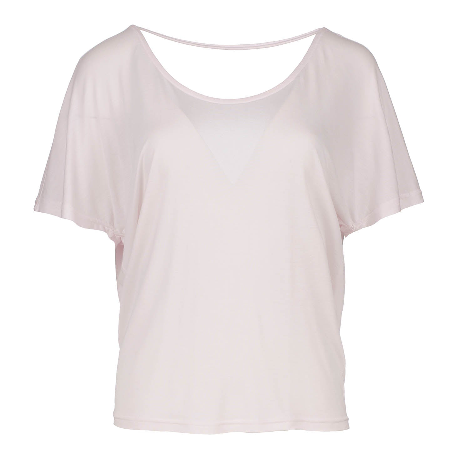 Conquista Women's Pink / Purple Light Pink Drape Back Top In Pink/purple
