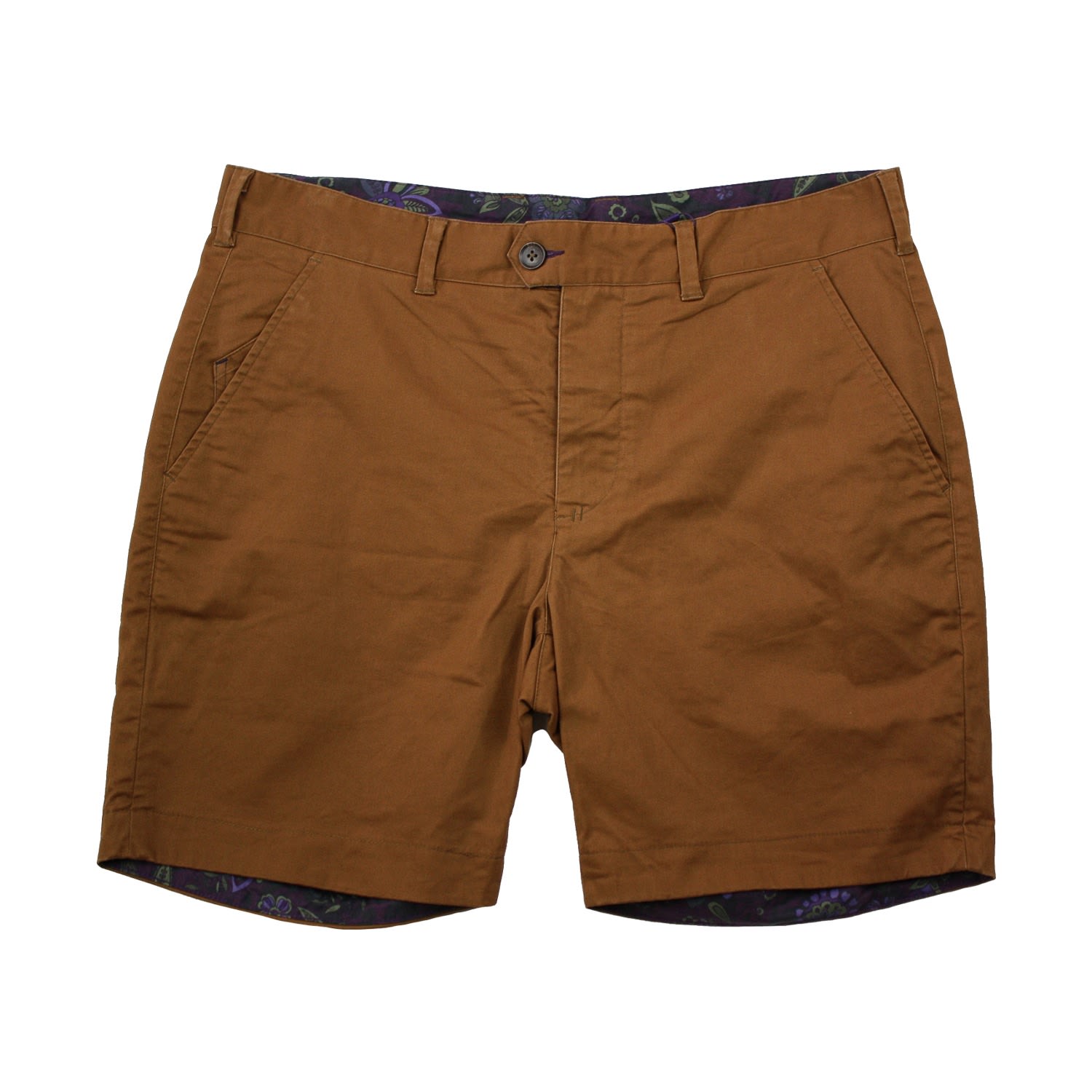 Men’s Brown John Short In Whiskey 38" Lords of Harlech