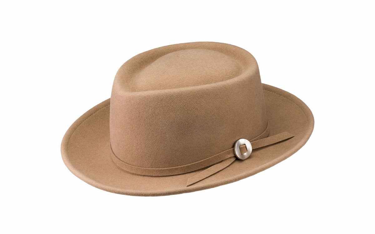 Noble Wool Fedora Hat - Camel | Jamie Slye Hats +  display picture 2