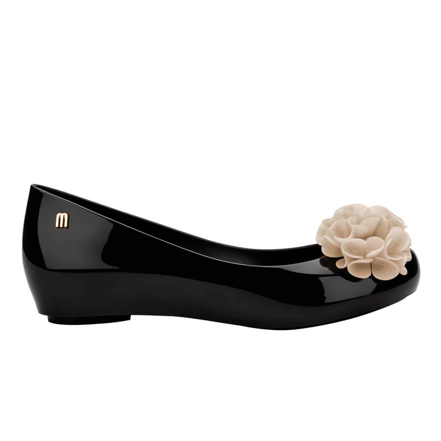 Melissa Women's Ultragirl Springtime Ballet Flat - Black