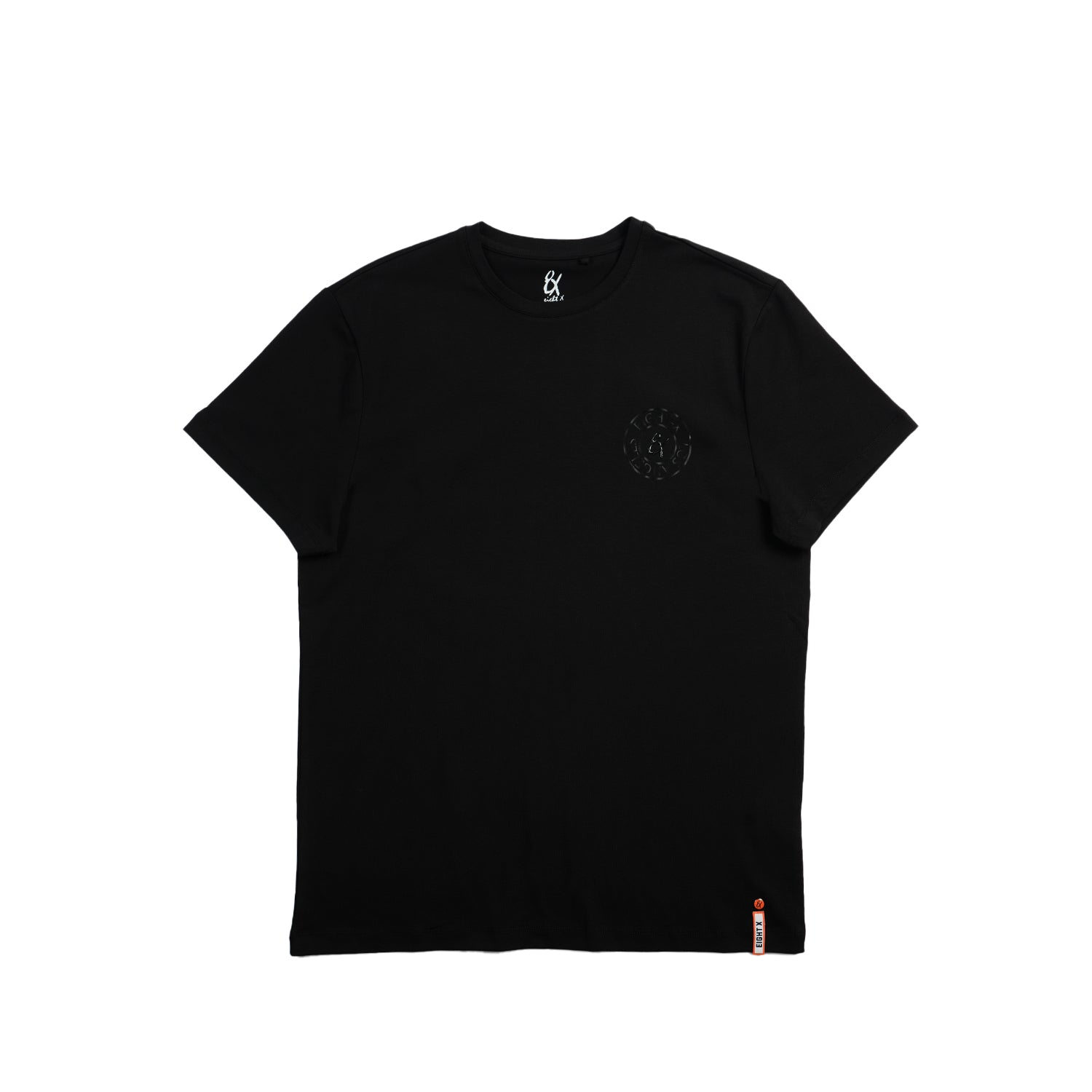 Eight X Men's Signature Eightx Graphic T-shirt - Black In Black