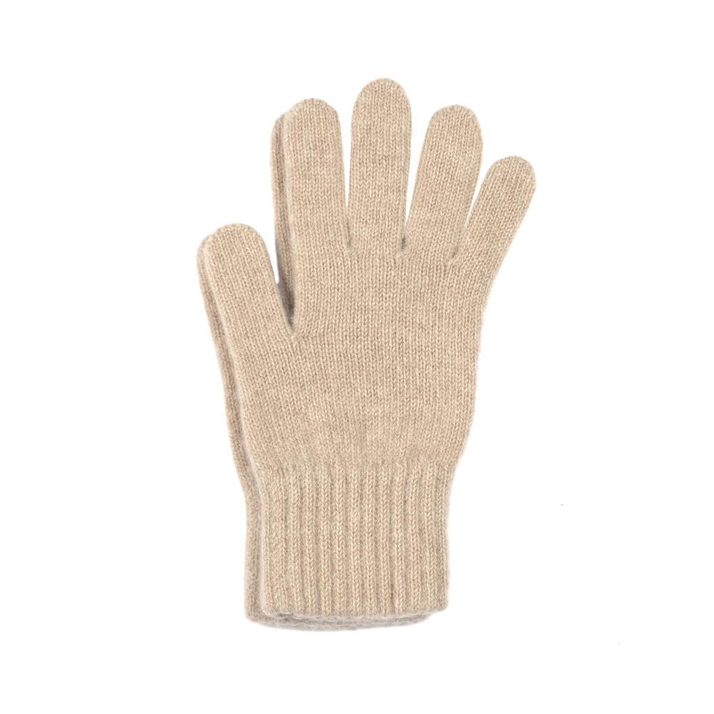 Women’s Neutrals Cashmere Vivaan Gloves - Camel One Size Paul James Knitwear