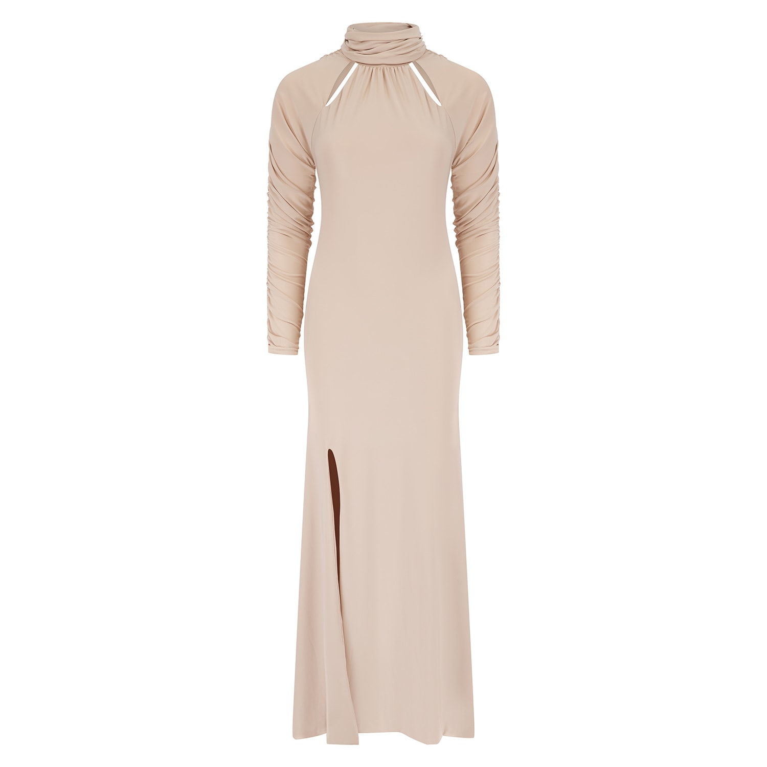 Women’s Neutrals Celosia Midaxi Dress In Vanilla Cream Extra Small Celestine & Mae