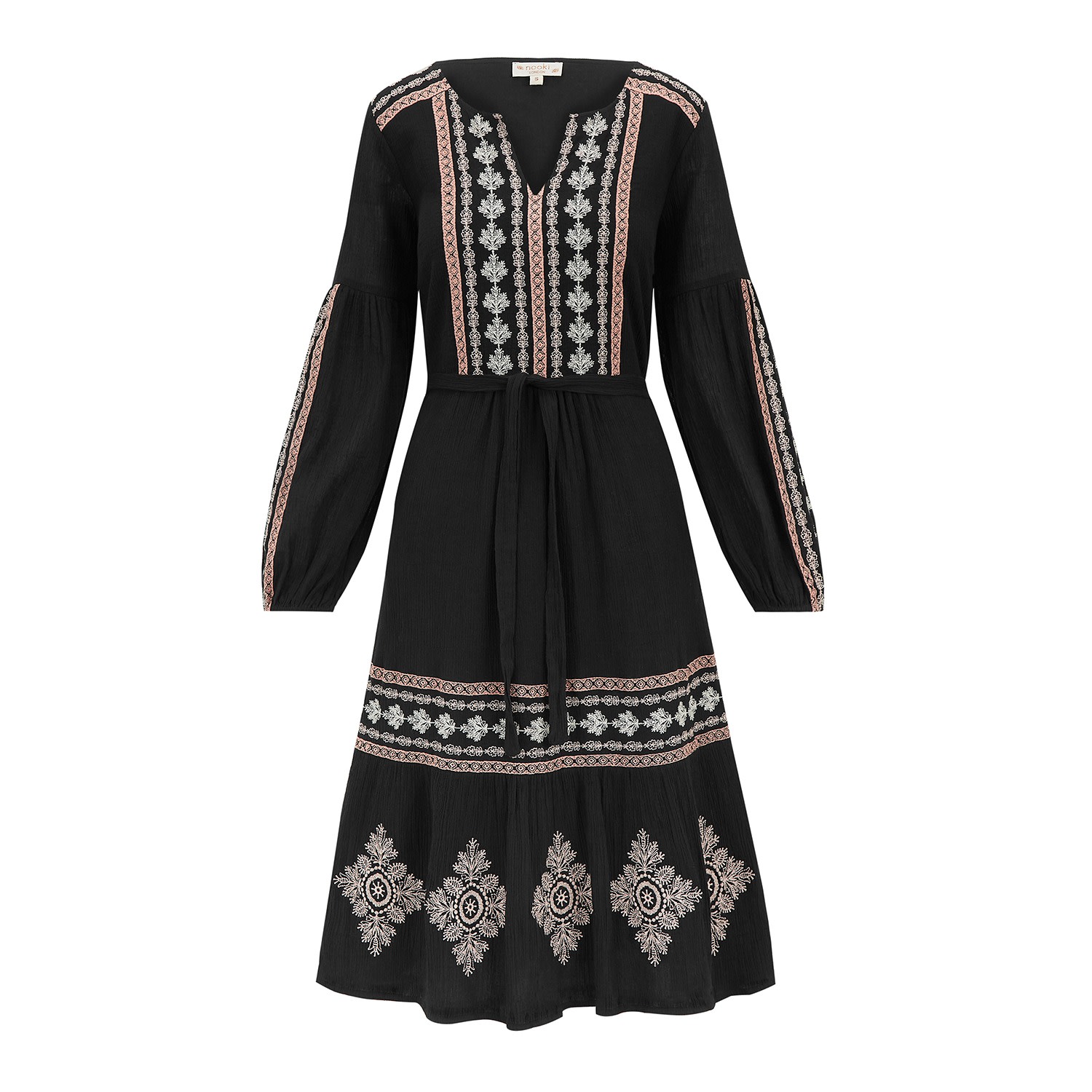 Women’s Black Brockwell Dress Medium Nooki Design