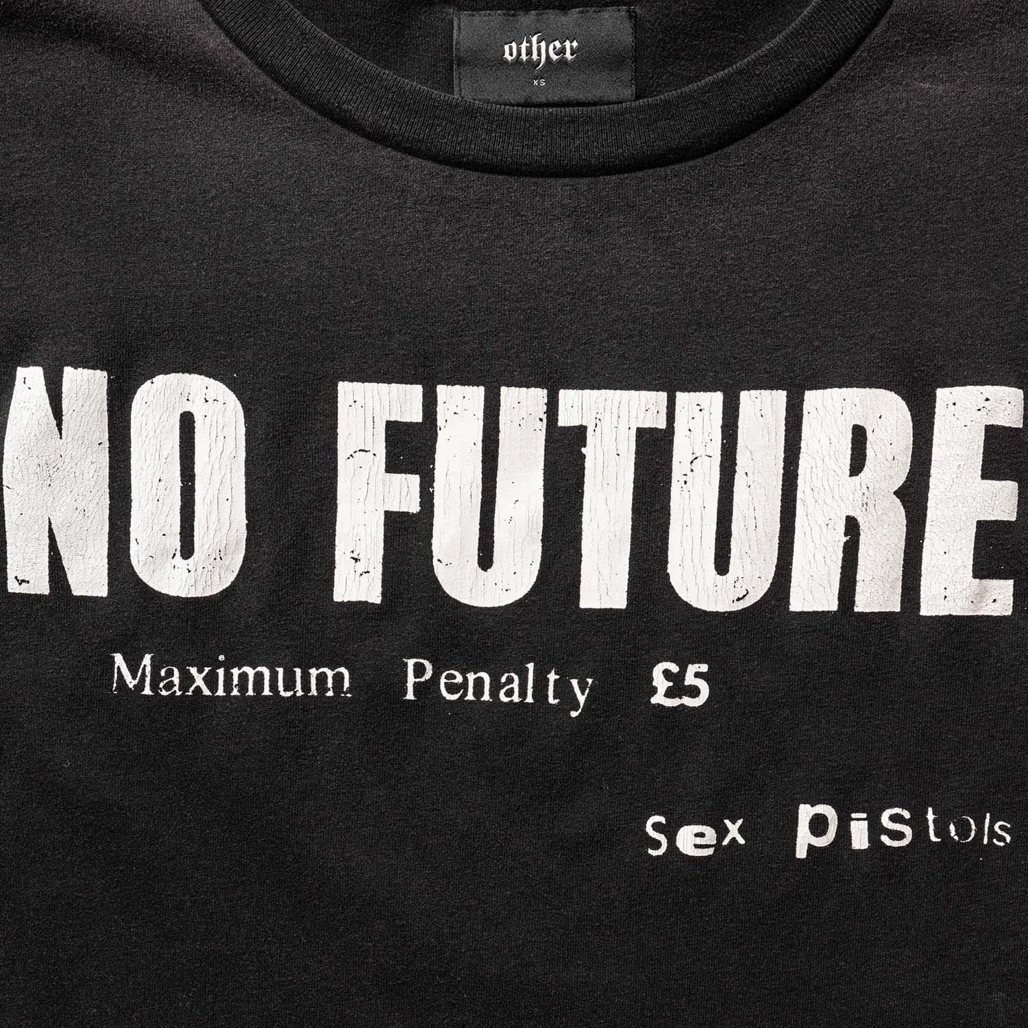 Sex Pistols | No Future | Vintage Band T-Shirt | Heavy Relic Black | Other  | Wolf & Badger