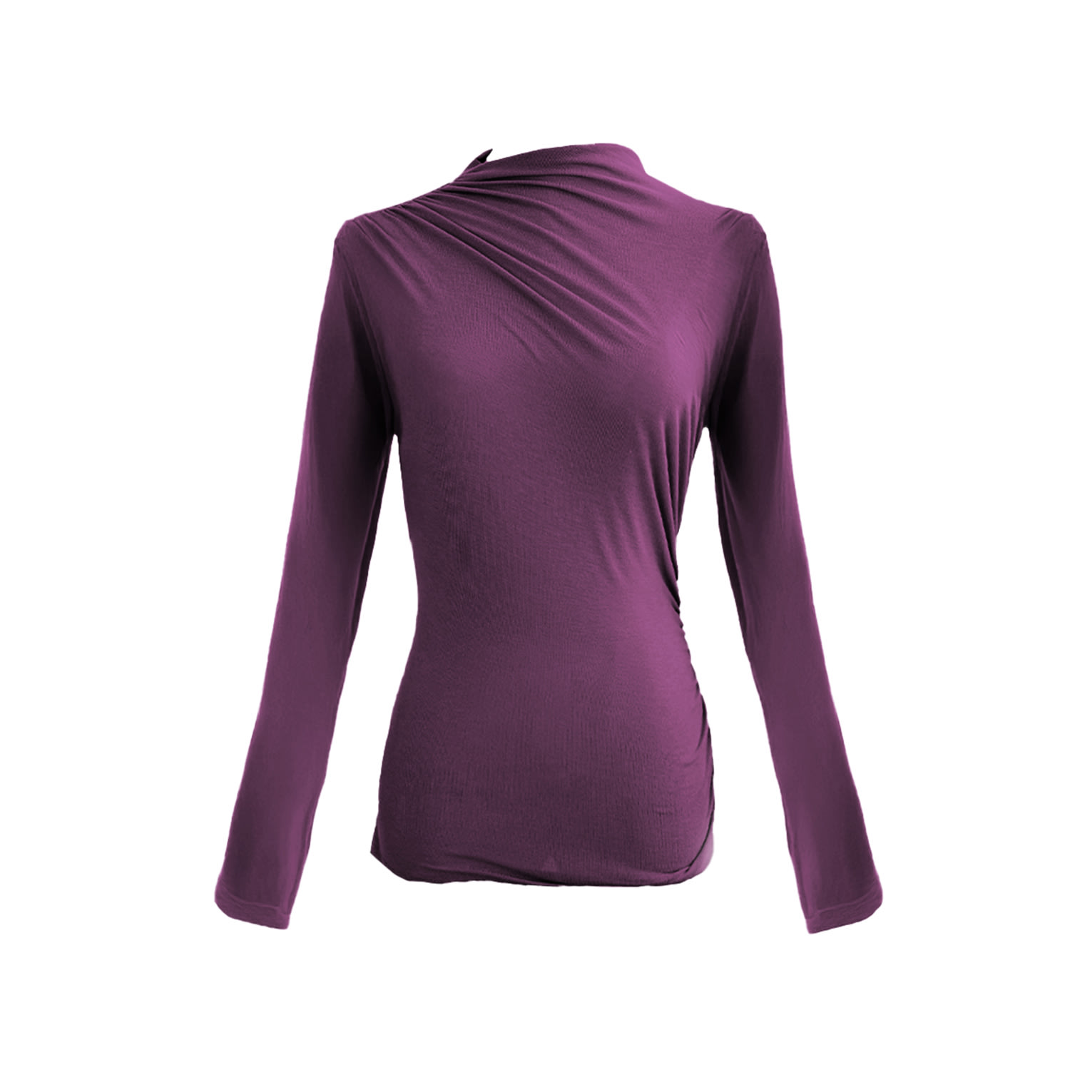 Ats The Label Women's Pink / Purple Mira Plum Long Sleeve Top
