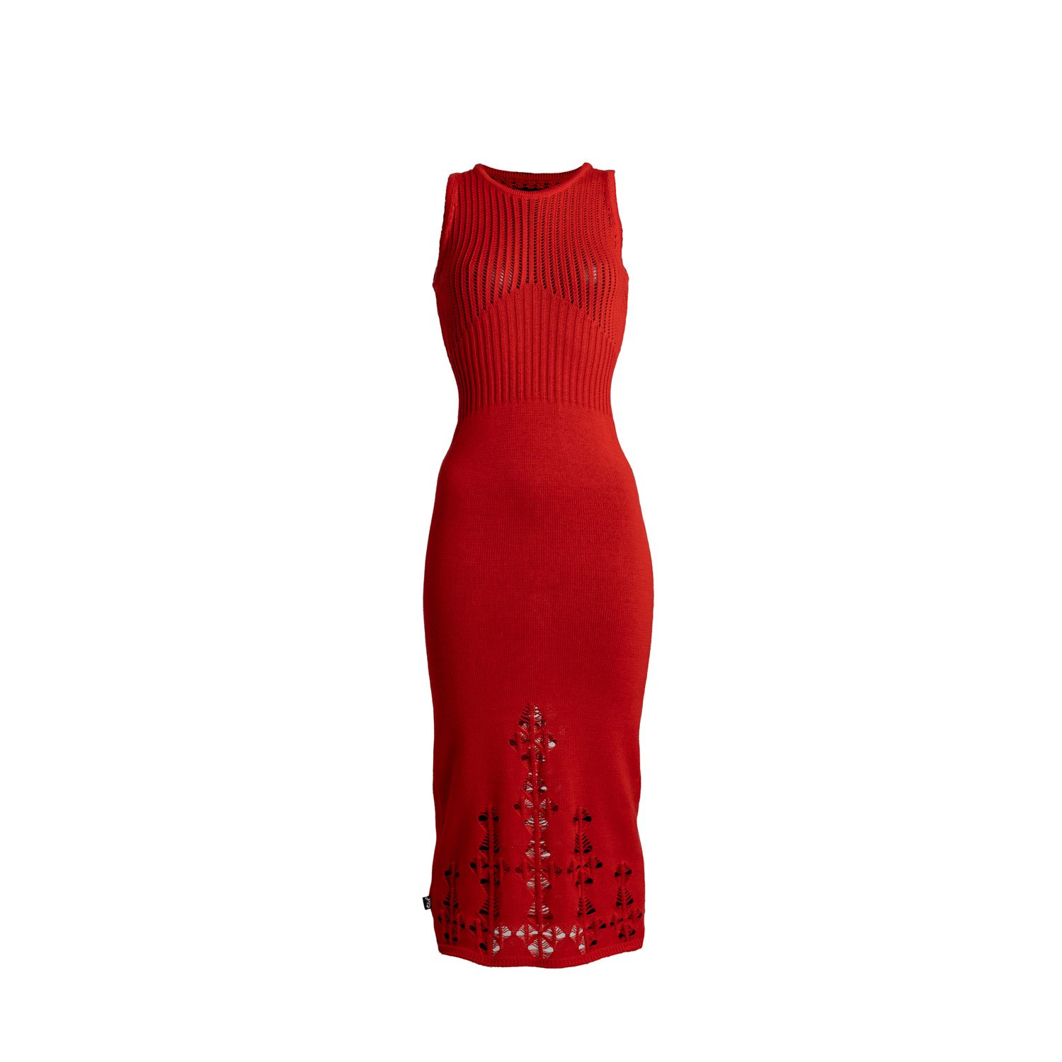 Women’s Chris Dress Paprika Red One Size Süel Knitwear