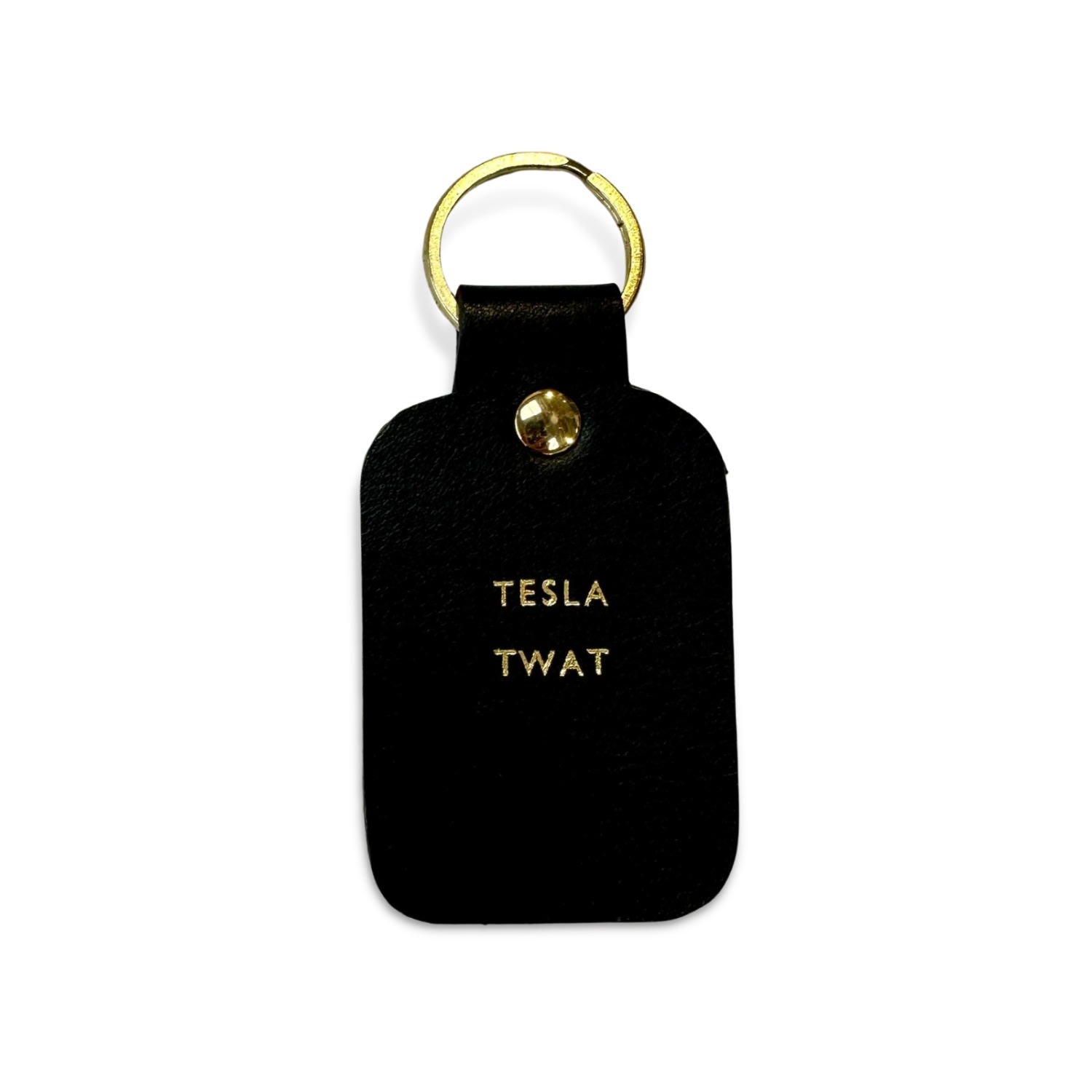 Vida Vida Tesla Twat - Key Ring - Black In Black