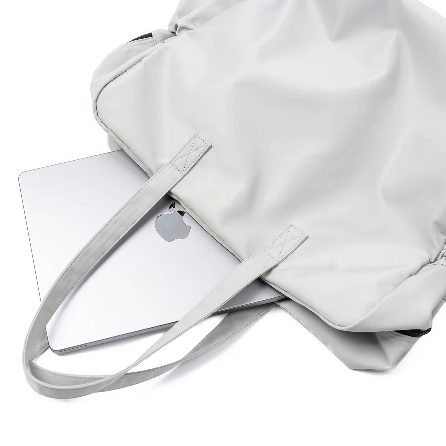 ☆HAH ARCHIVE☆ Hybrid Tote Shoulder Bag Silver S#20242BUCKL Hybrid Tote Shoulder Bag - Silver | HAH ARCHIVE | Wolf & Badger