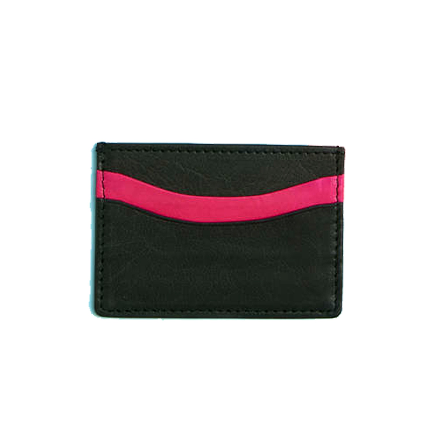 Women’s Zing Black And Pink Leather Card Holder Vida Vida