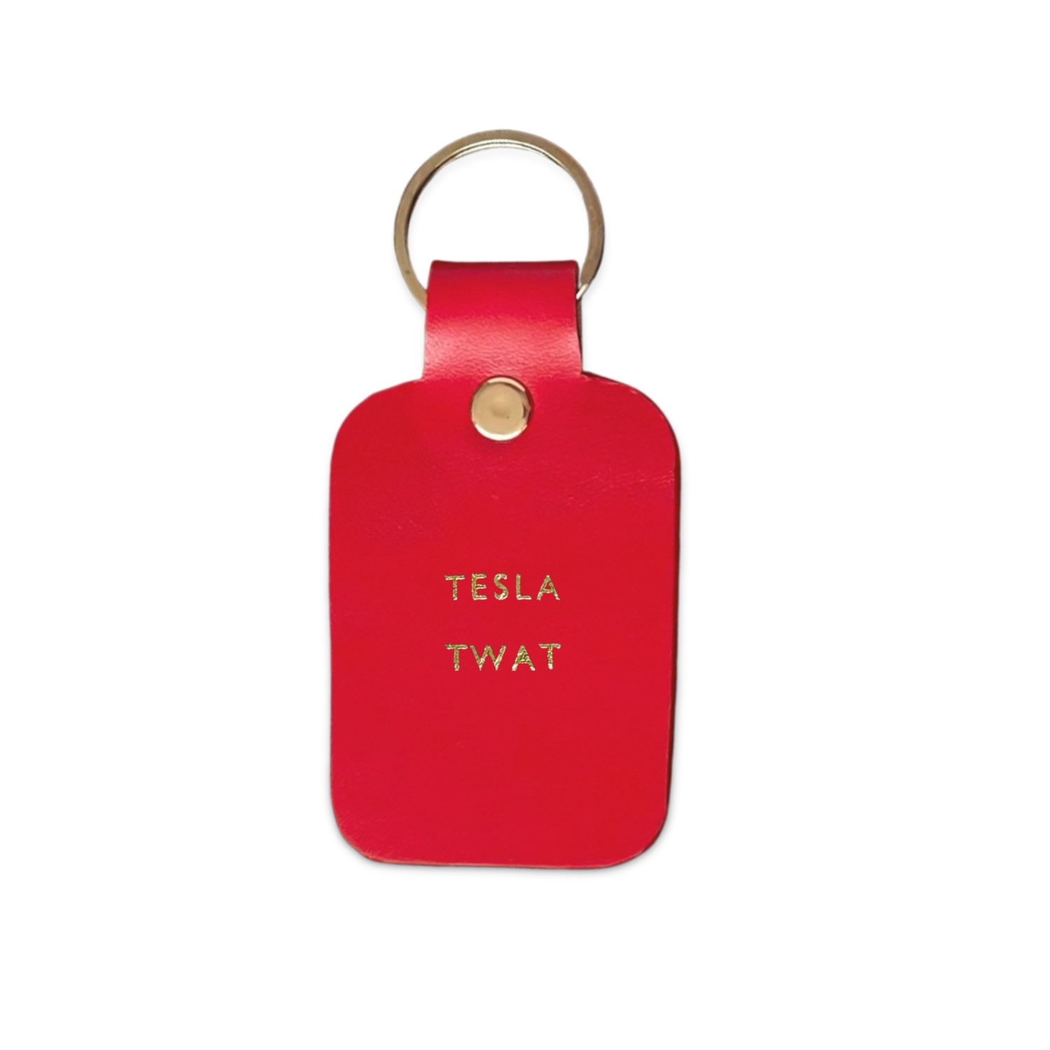 Tesla Twat - Key Ring - Red Vida Vida