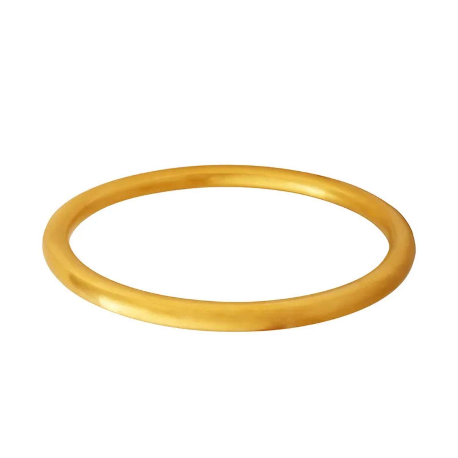 Lucky O’s Women's Matte Gold Bracelet In Gold