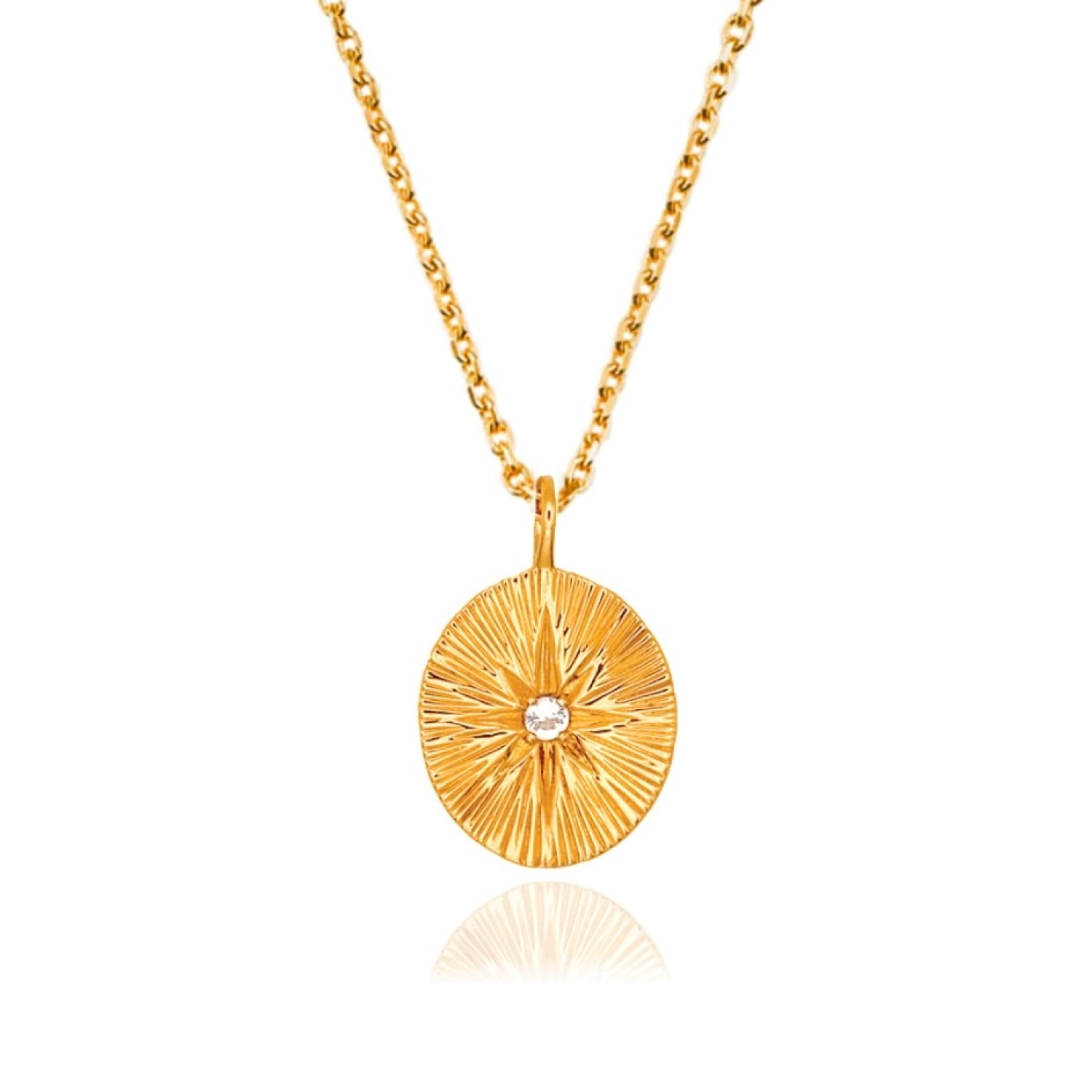 Women’s Gold Vermeil North Star Pendant Necklace Midori Jewelry Co.