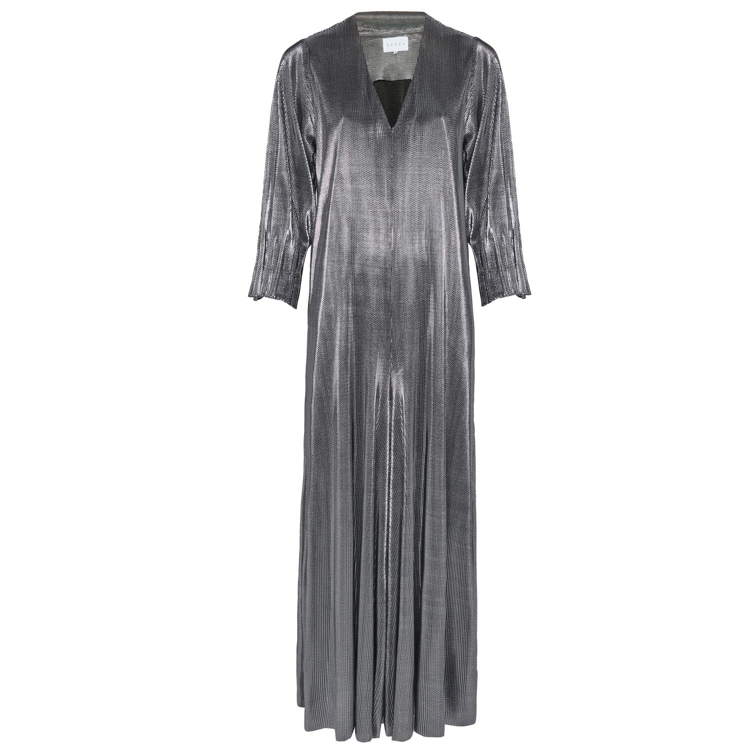 metallic wide leg jumpsuit
