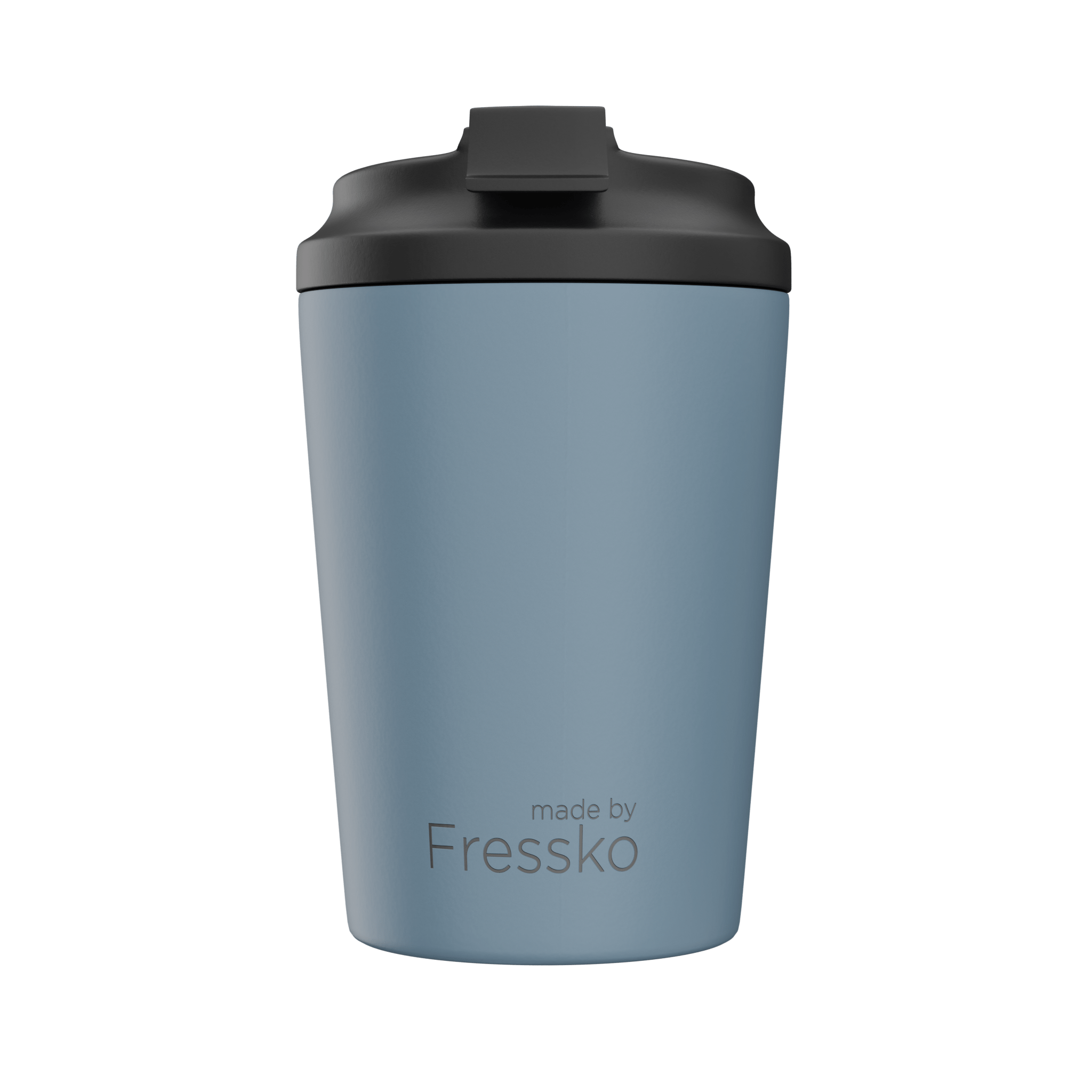 Fressko Blue , Camino Reusable Coffee Cup, Ceramic, River