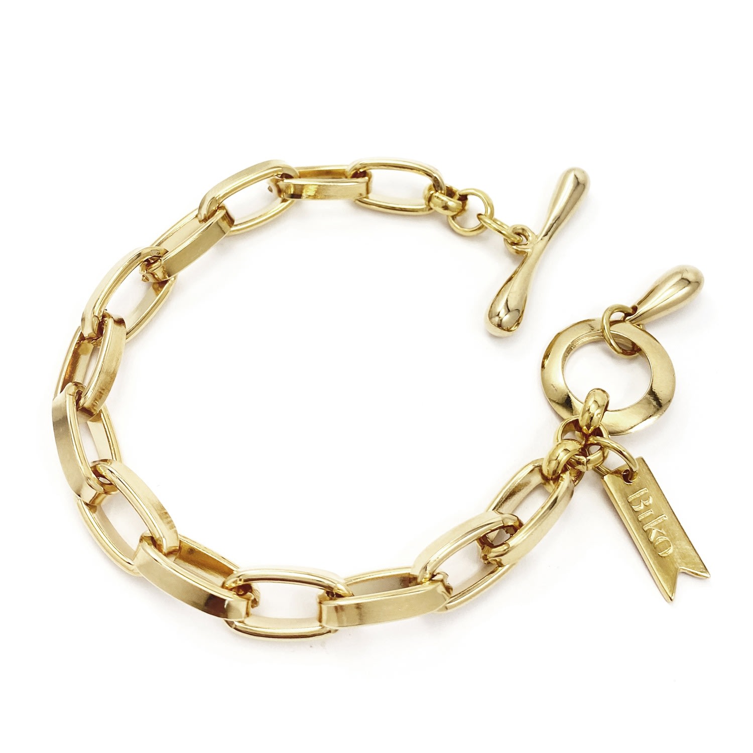 Biko Women's Small Chainlink Bracelet - Gold