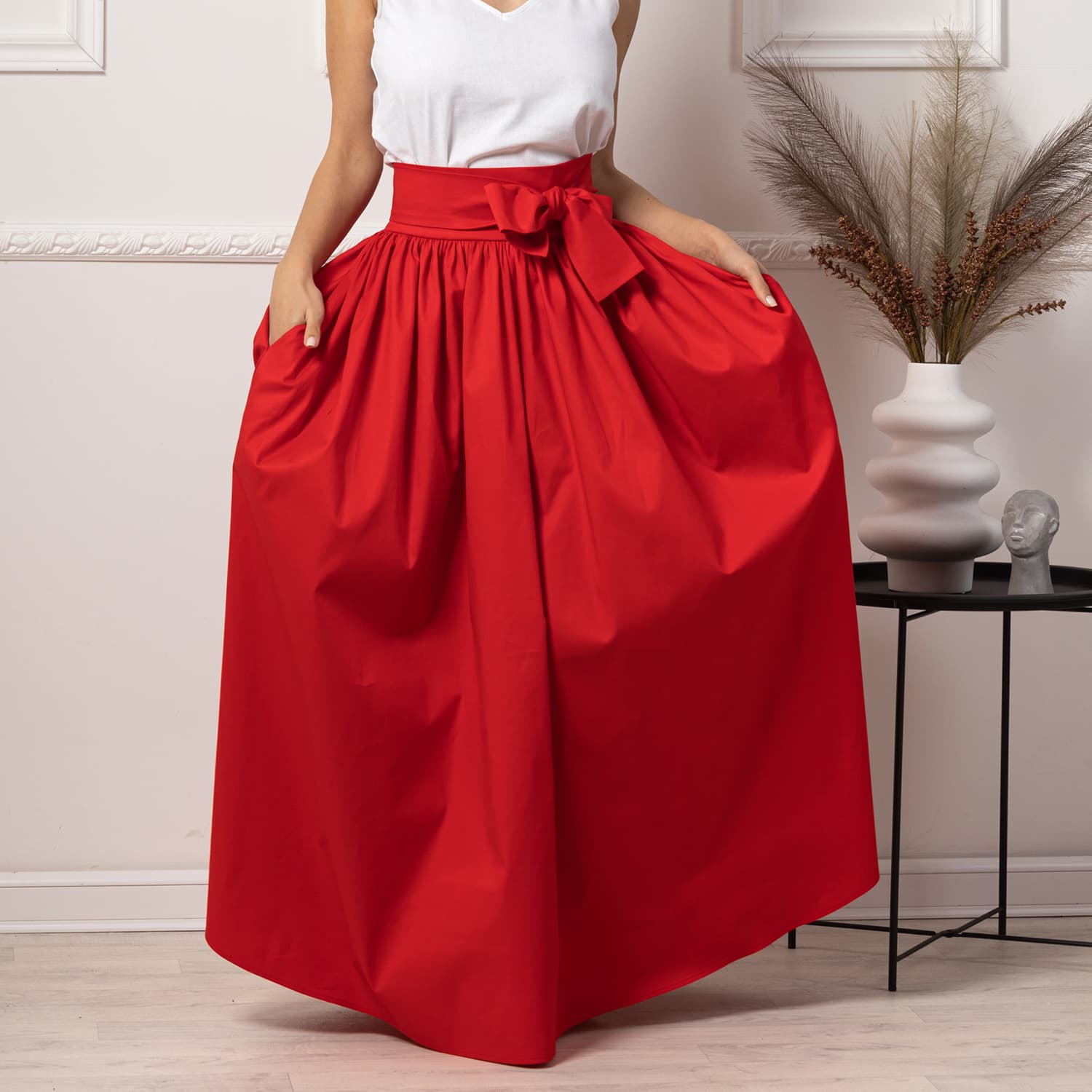【送料&関税込】Maison KitsunAC Cotton Skirt Feb2021Session5648_TMHILHPS20_