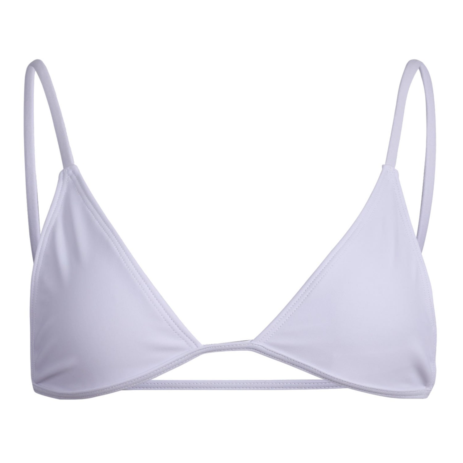 Minimale Animale Women's Lucid Bijou Bikini Top - Sunblock White In White