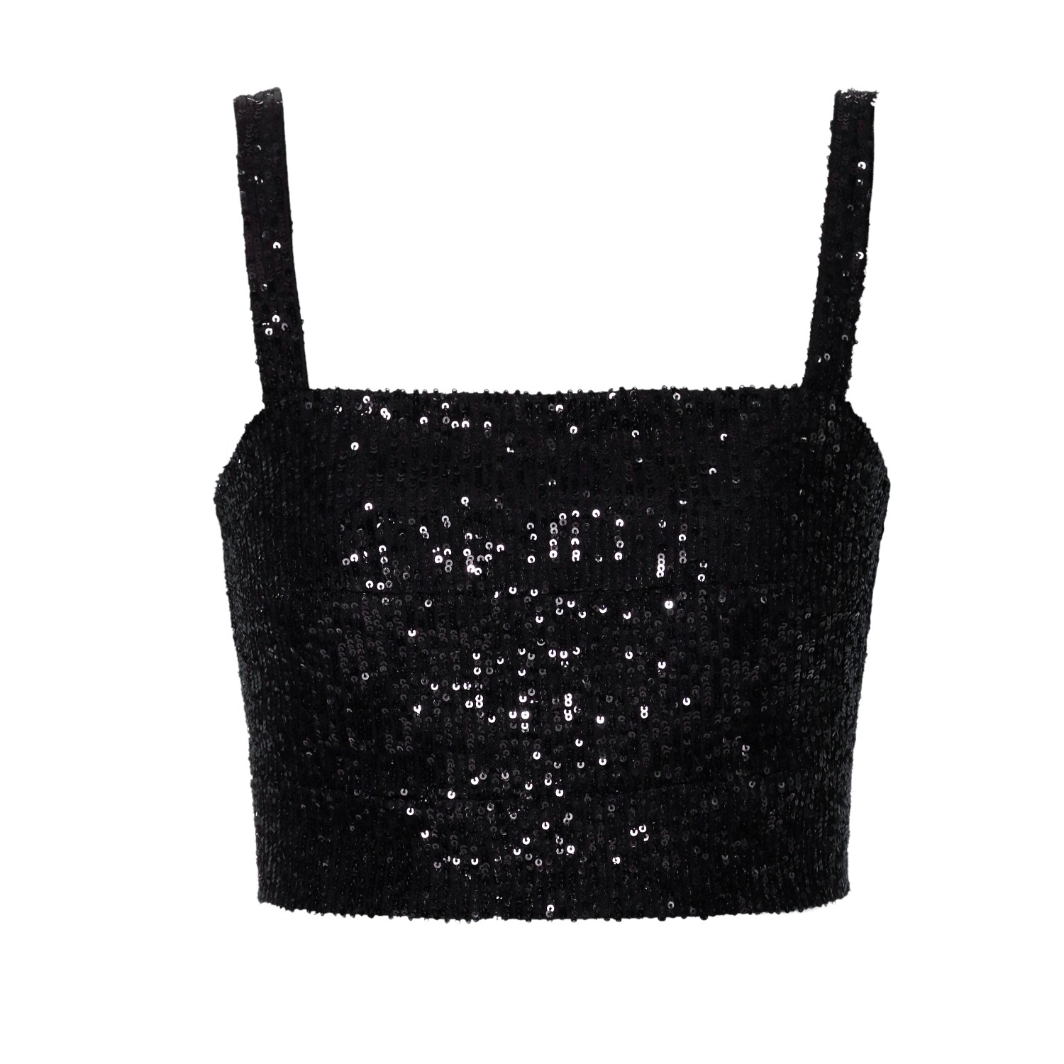 Naked Wardrobe Crop Top  Sparkly crop tops, Black crop top tank