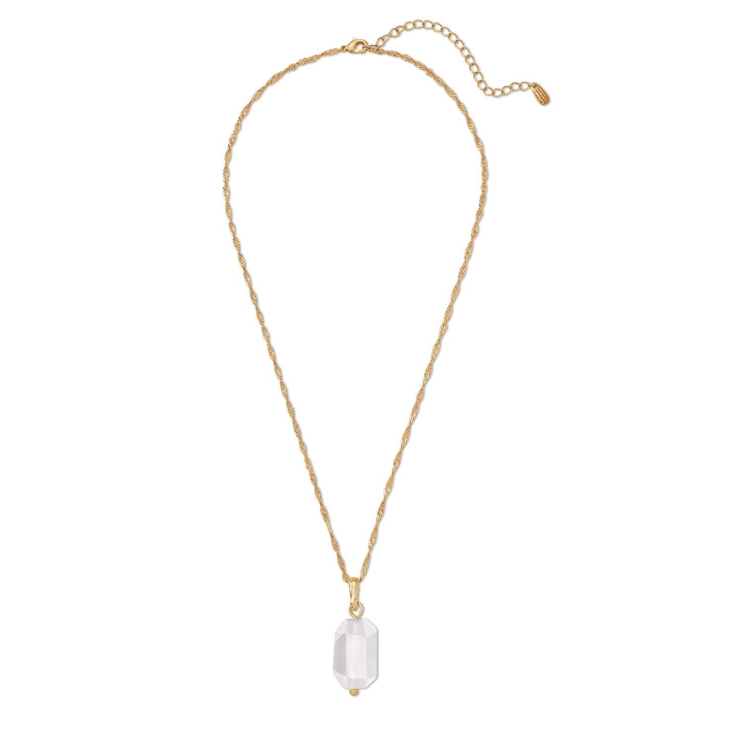 Retro Chic Women's White / Gold Fluffy Cloud Necklace In Multi