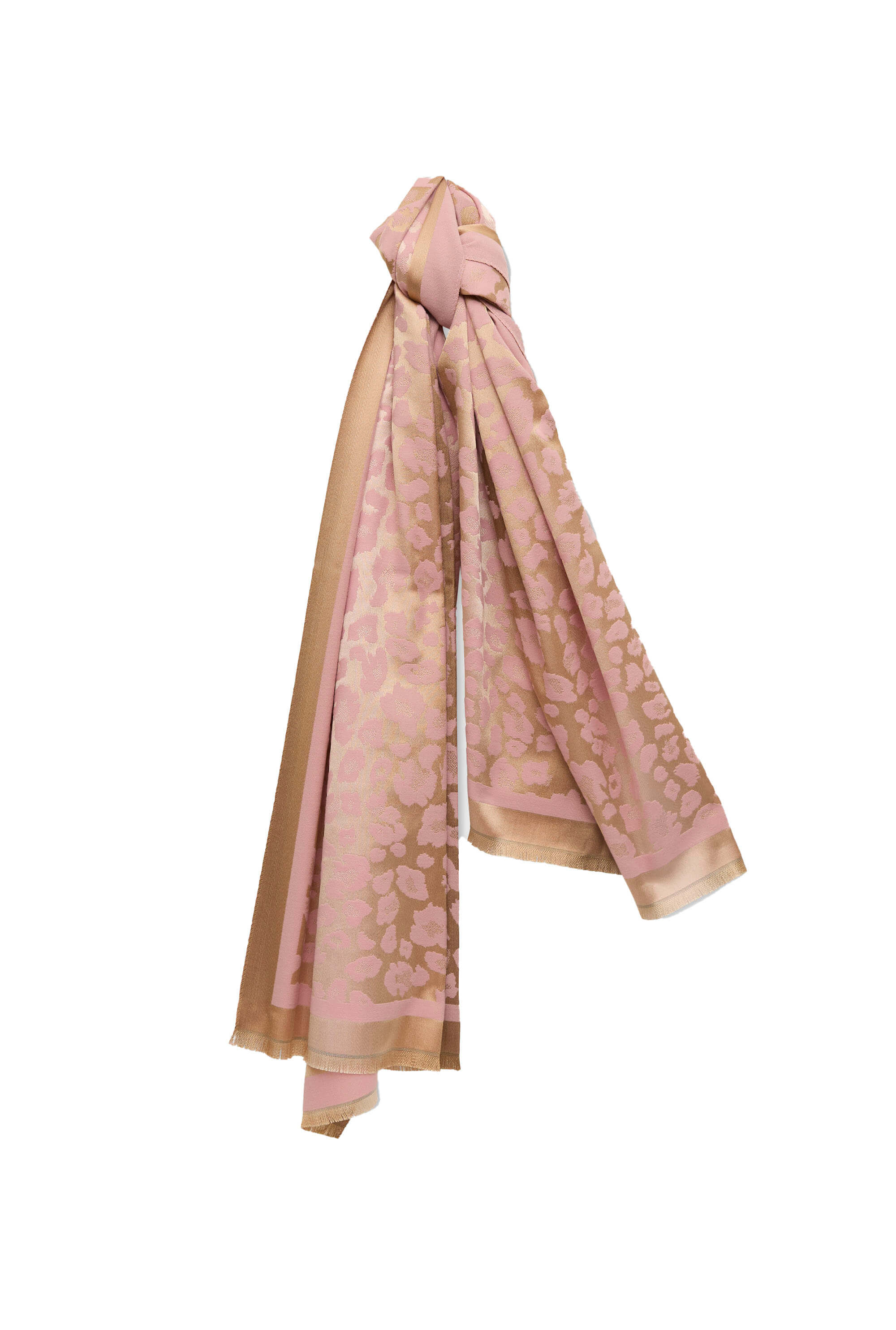 Women's Leopard Pink Scarf | One Size | James Lakeland