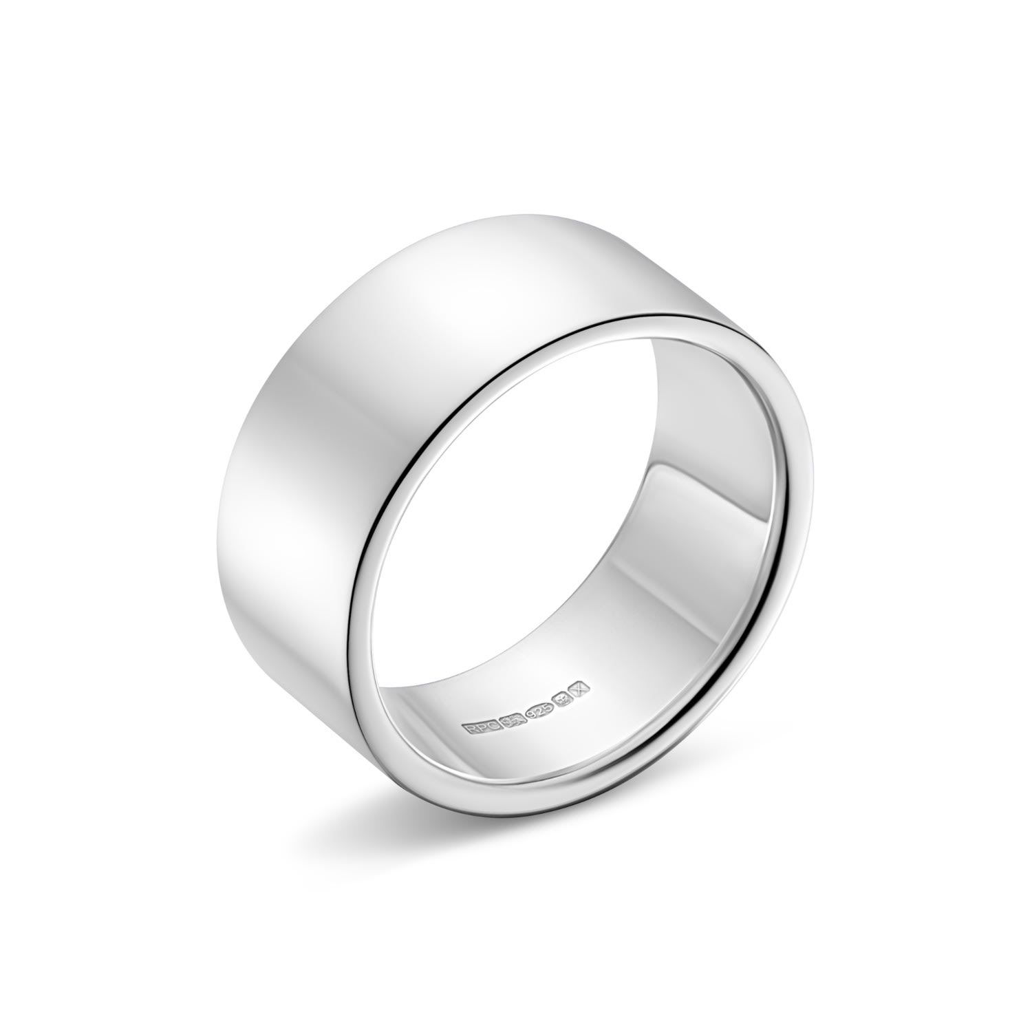 Rahul Patel Collection Men's Silver Genesis Classic Band Ring In Silver