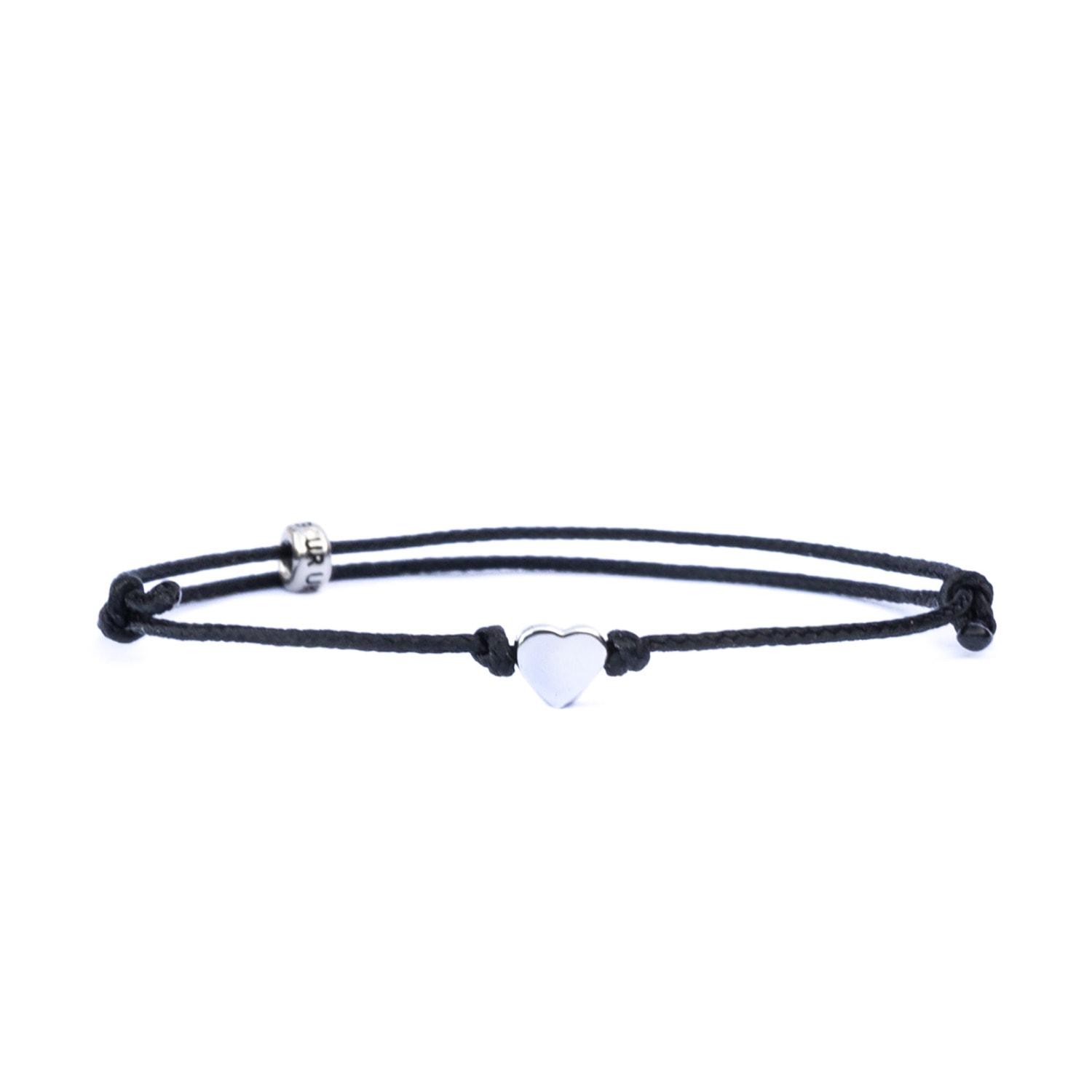 Harbour Uk Bracelets Minimal & Ultra Thin Silver Heart Bracelet For Women - Silver In Silver