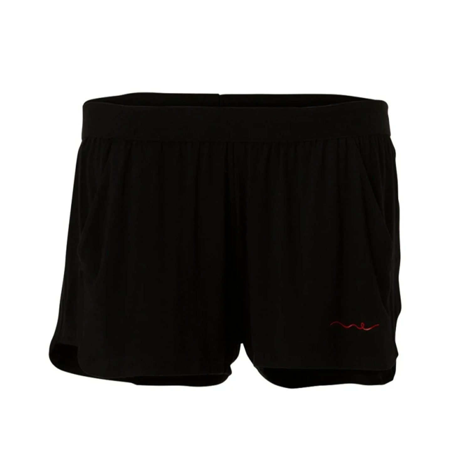 Bamboo Short Lounge Shorts - Black Large Kokoro Organics